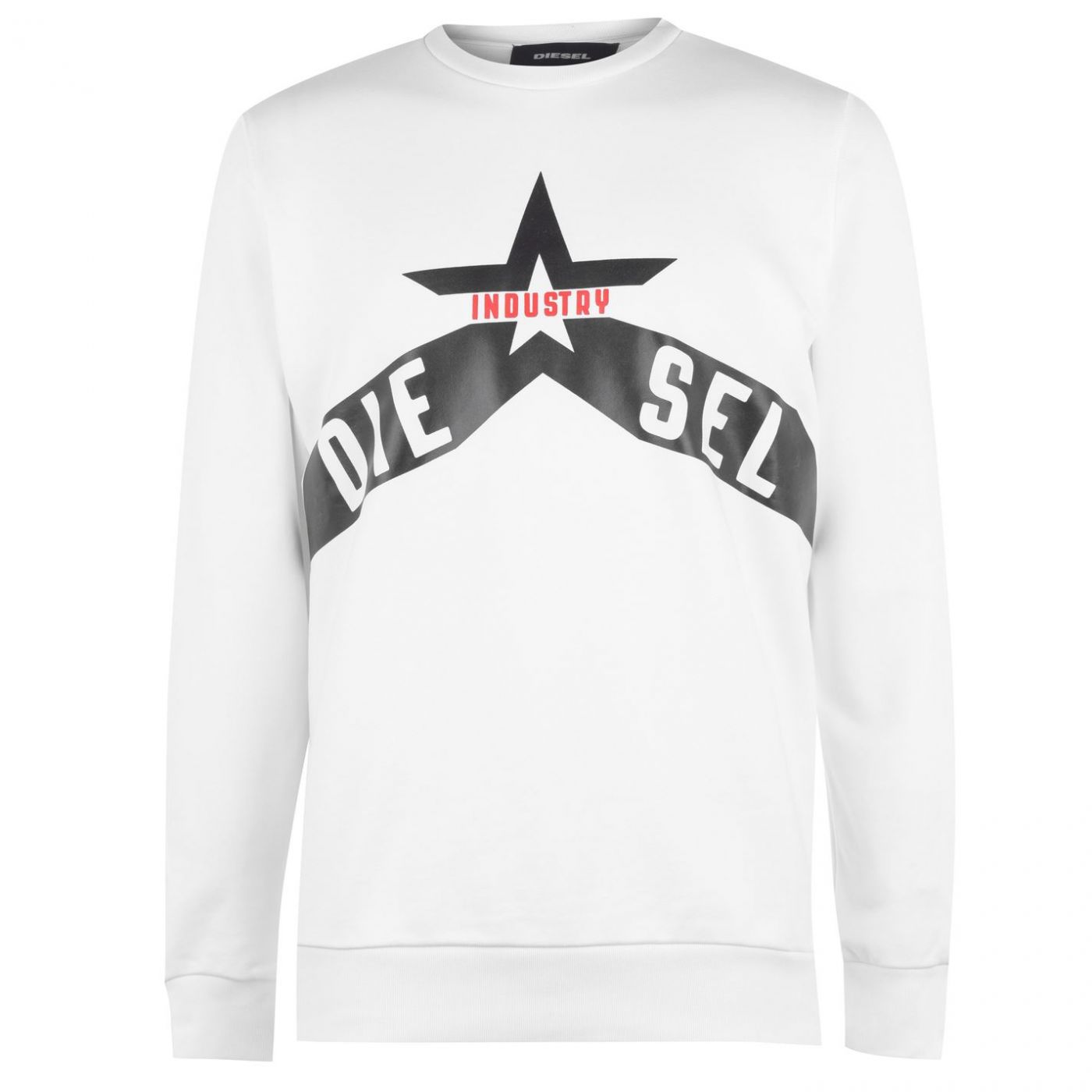 Diesel Mens Star Sweatshirt