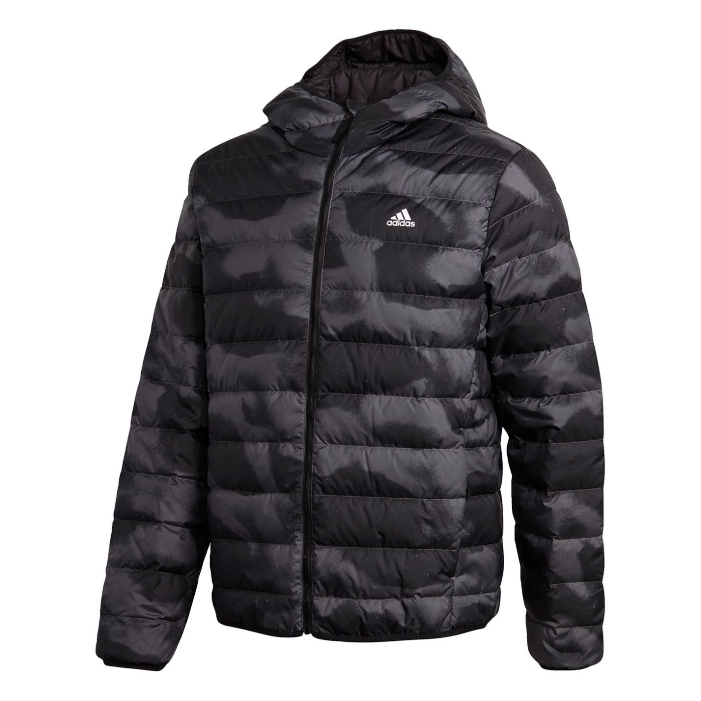 Adidas Todown Allover Print Hooded Down Jacket Men