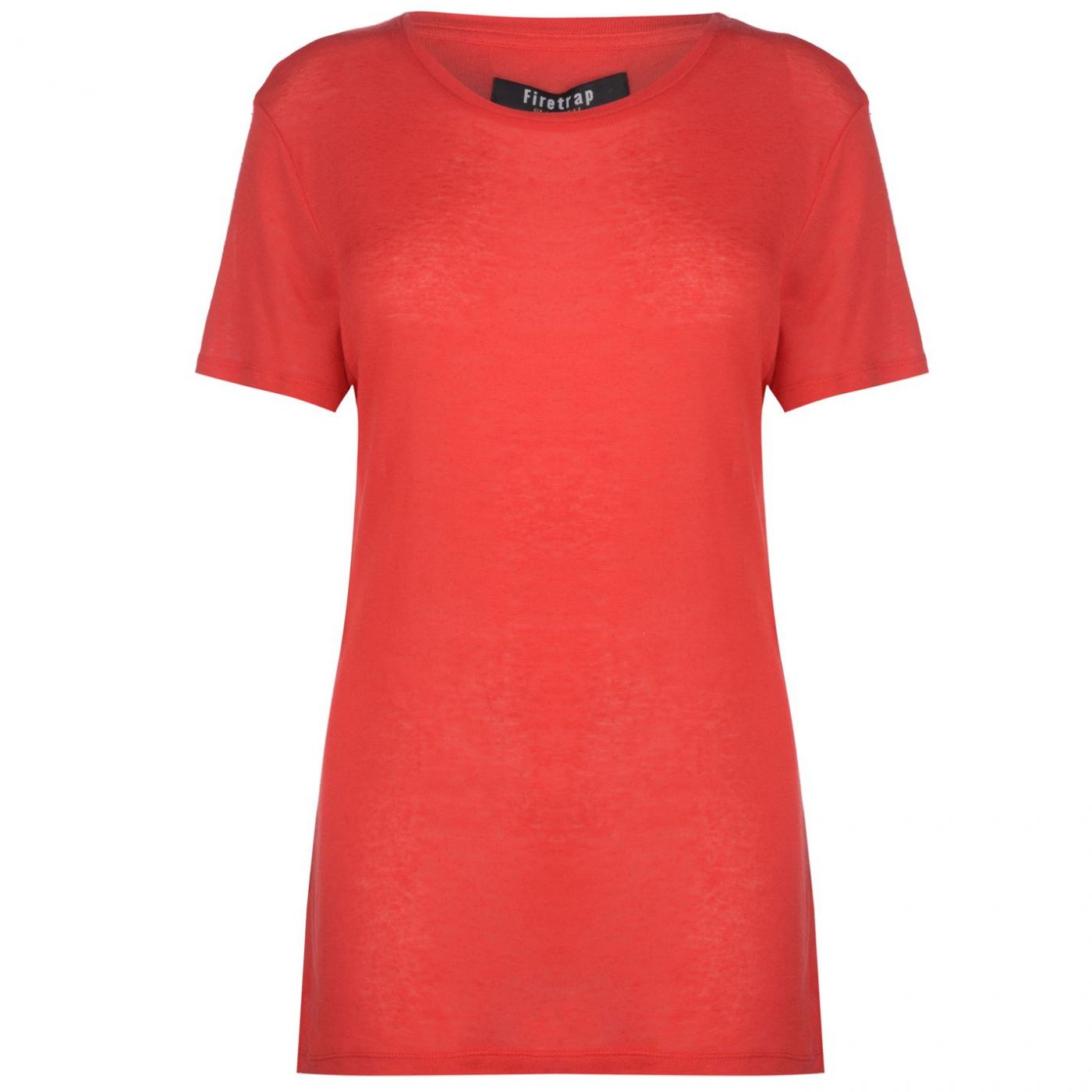 Firetrap Blackseal Linen Look T Shirt
