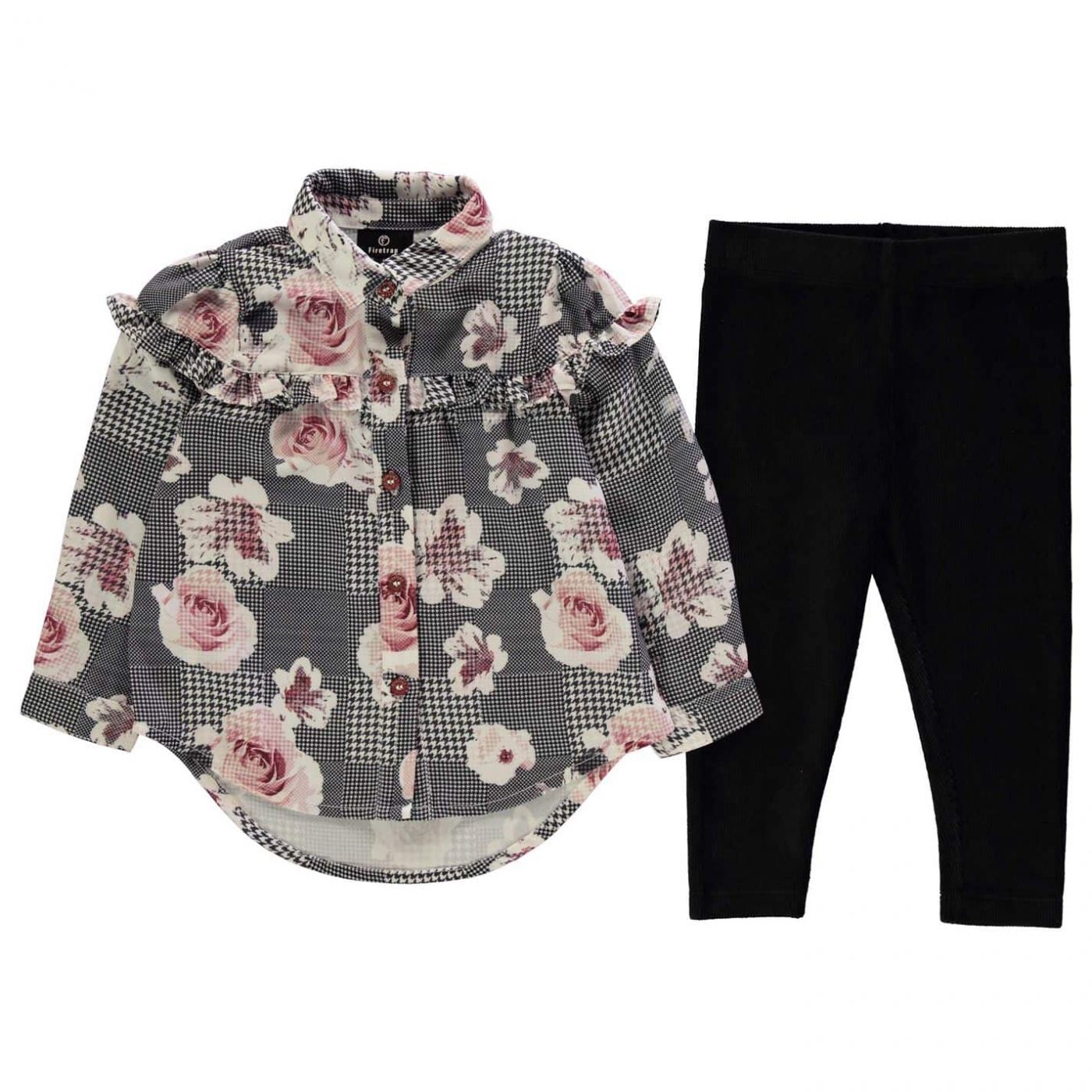 Firetrap 2 Piece Frill Blouse Set Baby Girls
