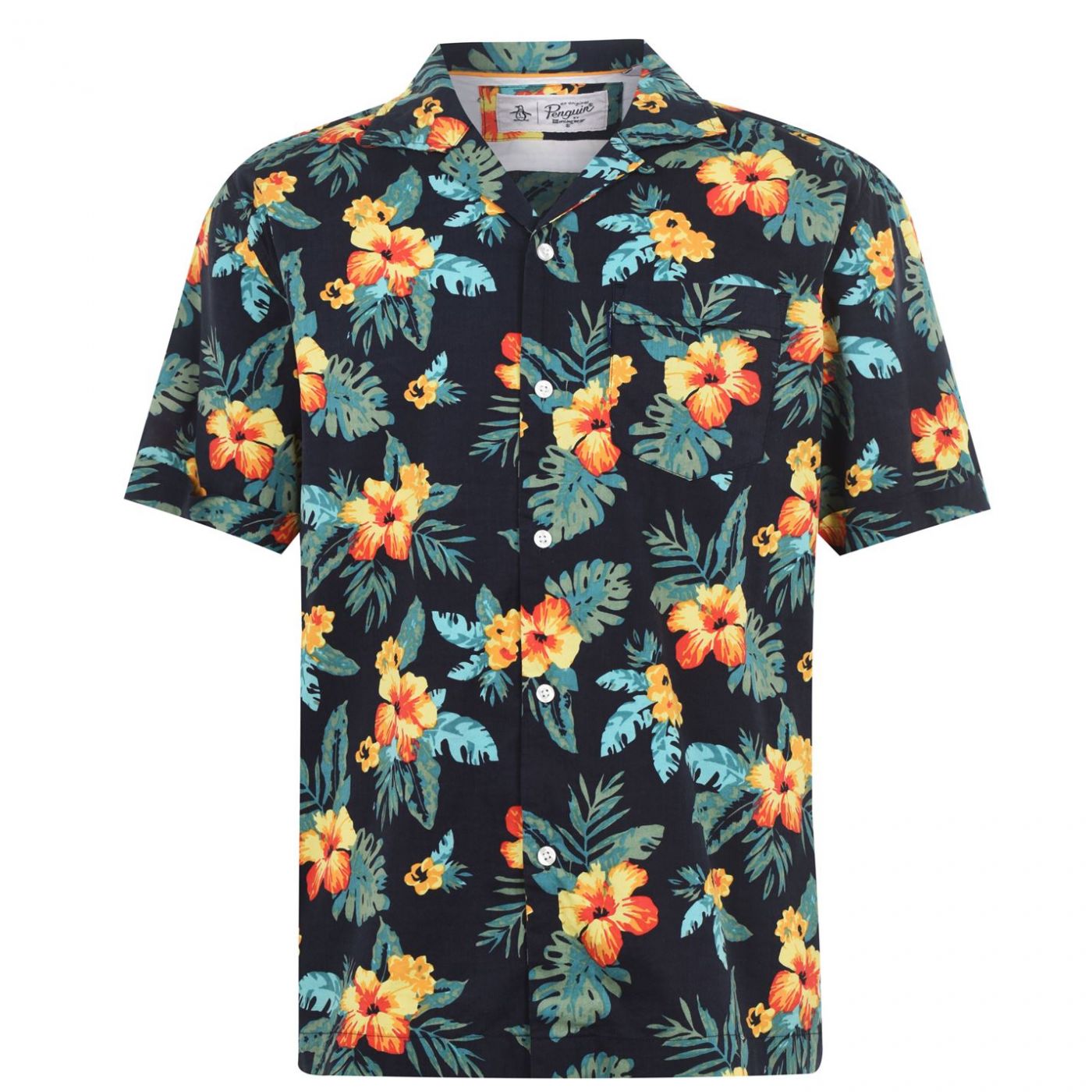 Original Penguin Short Sleeve Floral Shirt