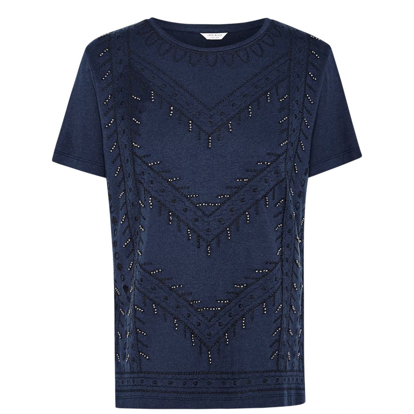Jack Wills Bedgrove Embellished T-Shirt