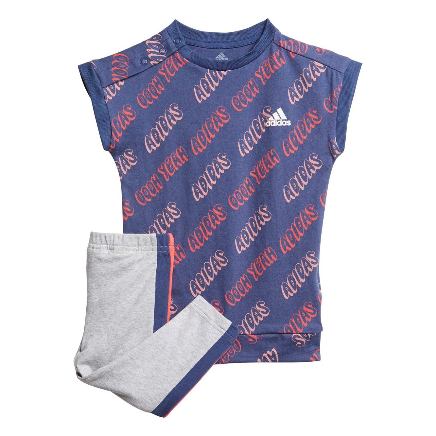 Adidas T Shirt and Leggings Set Infant Girls