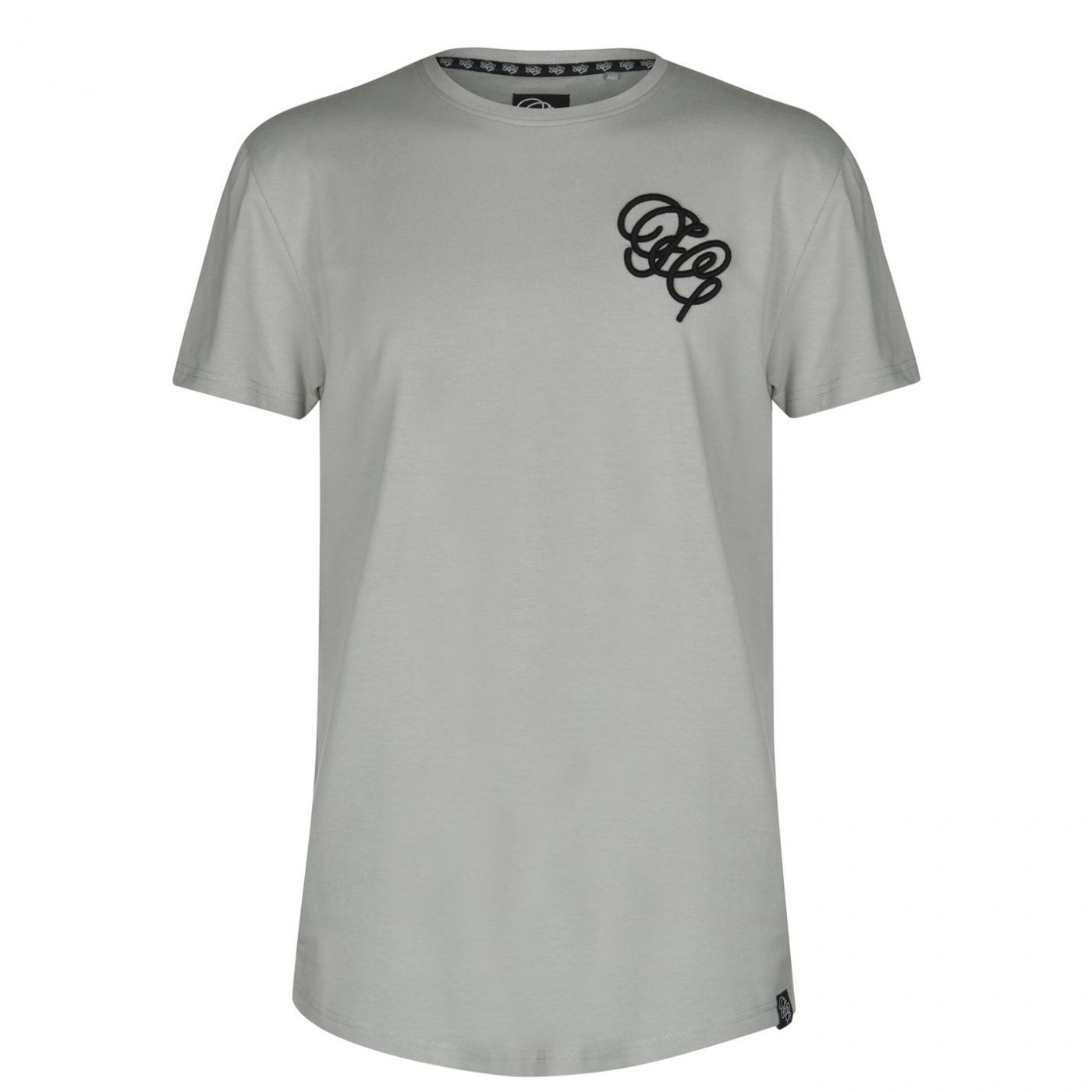 Fabric Embroidered T Shirt Mens