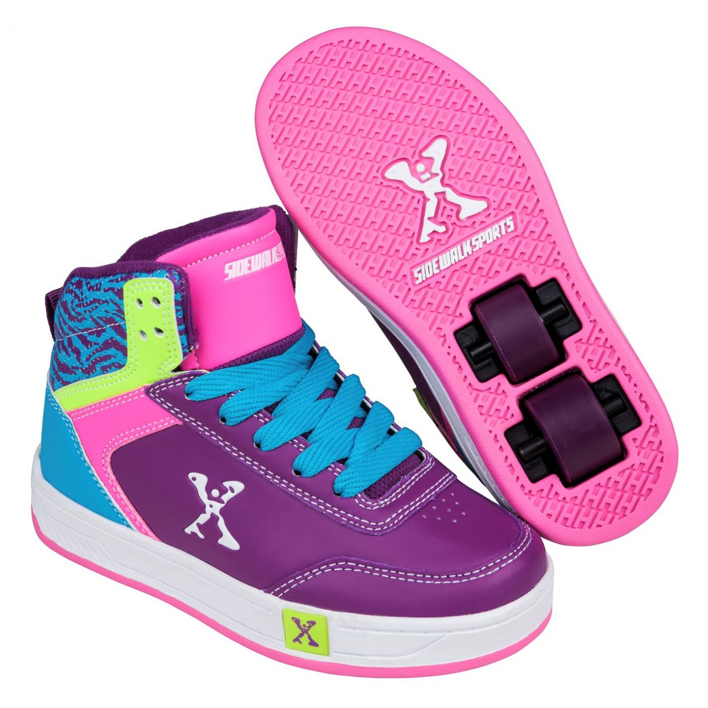 sidewalk sport hi top childrens skate shoes