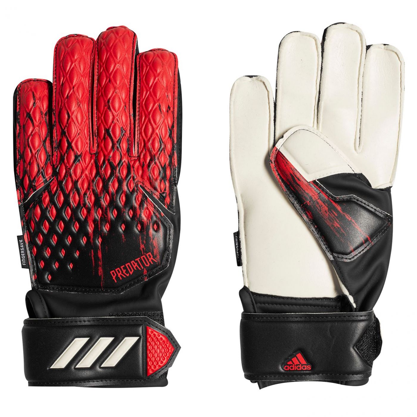 Adidas Predator Fingersave Goalkeeper Gloves Junior