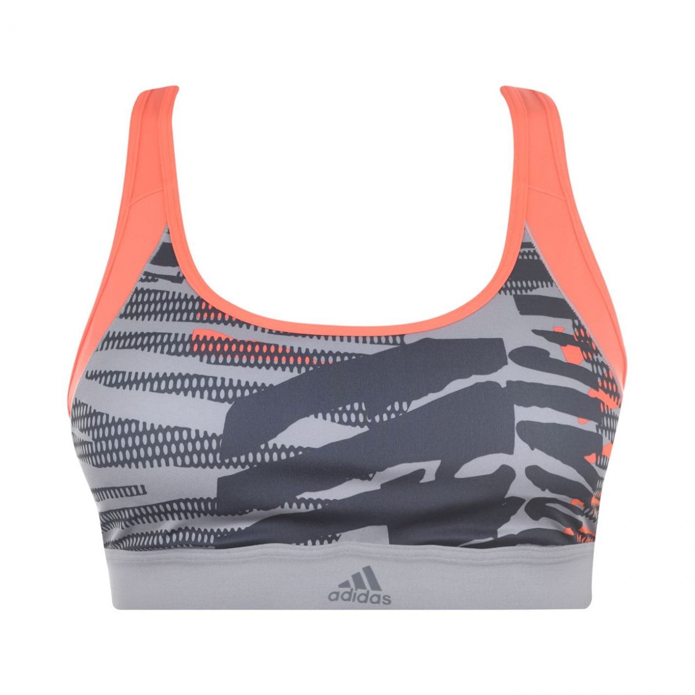 Adidas Print Medium Sports Bra Womens