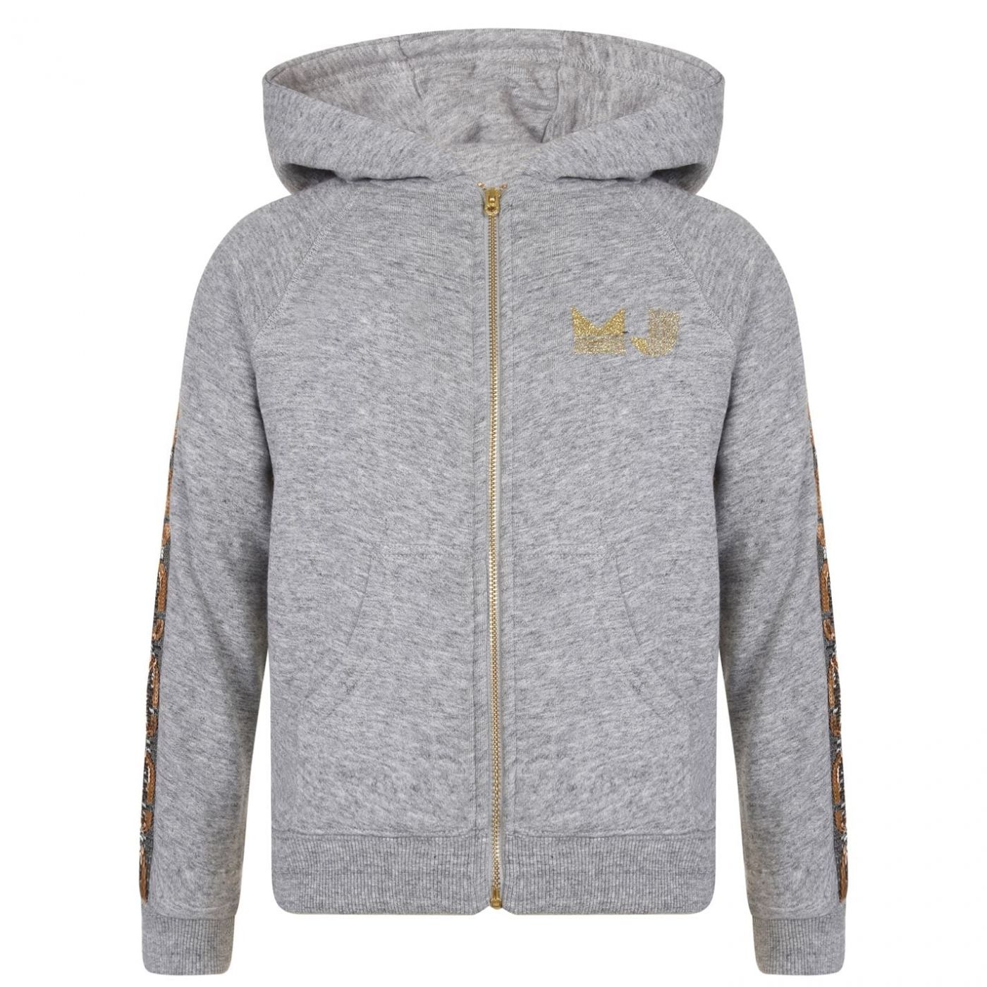 MARC JACOBS Children Girls Sequin Tape Zip Sweatshirt
