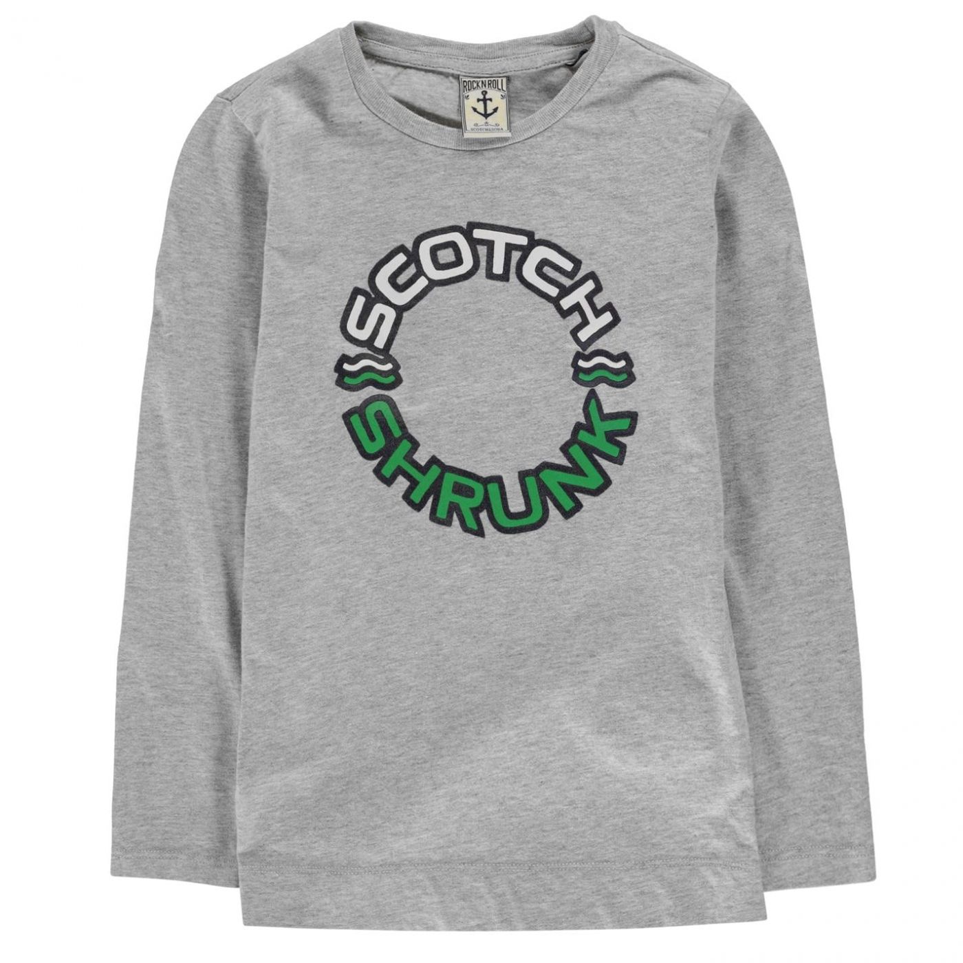 Scotch and Soda Long Sleeve Logo T Shirt