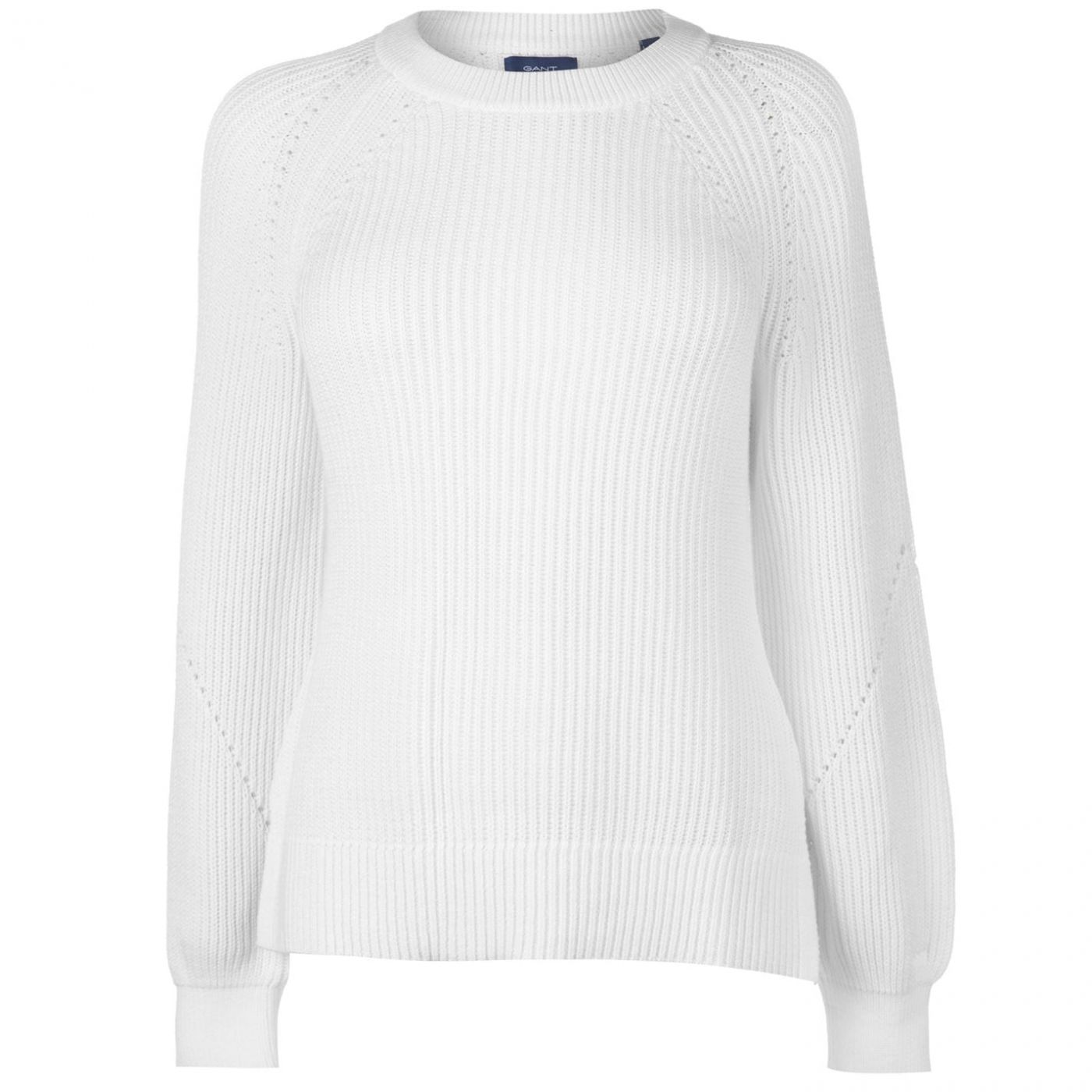 Gant Ribbed Crew Jumper Womens
