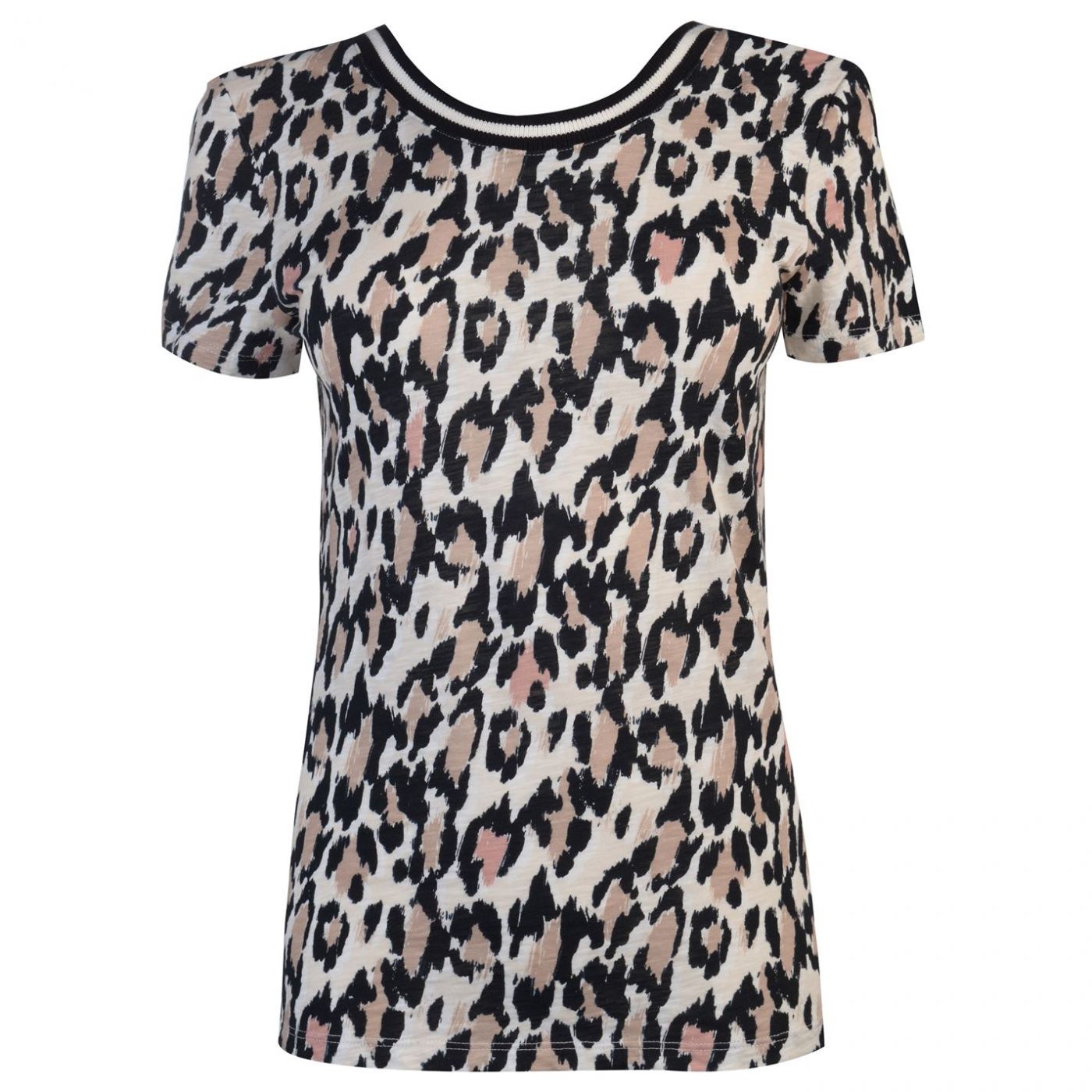 Oui Leopard Print T-Shirt