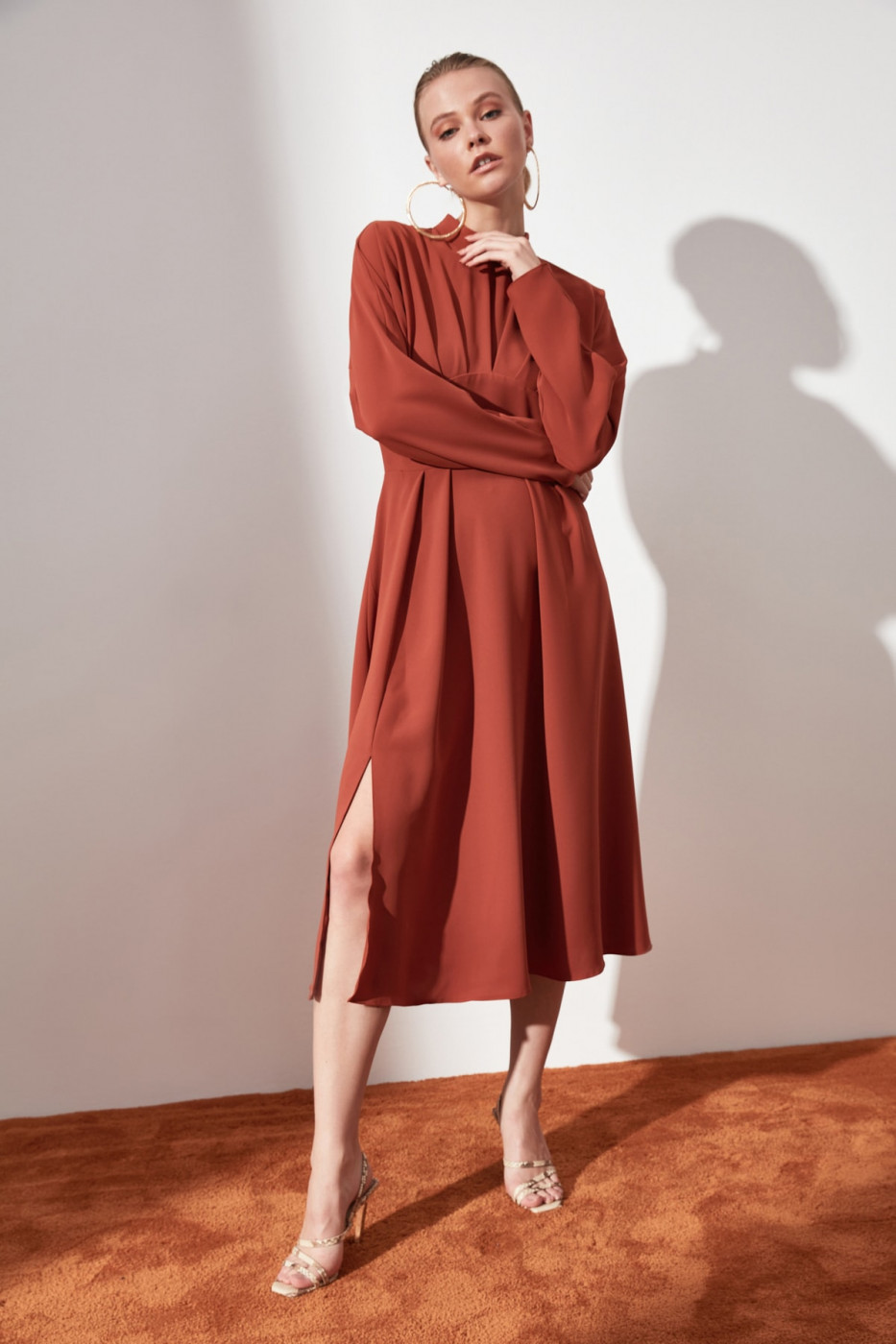Trendyol Tile Smuze Detailed Dress