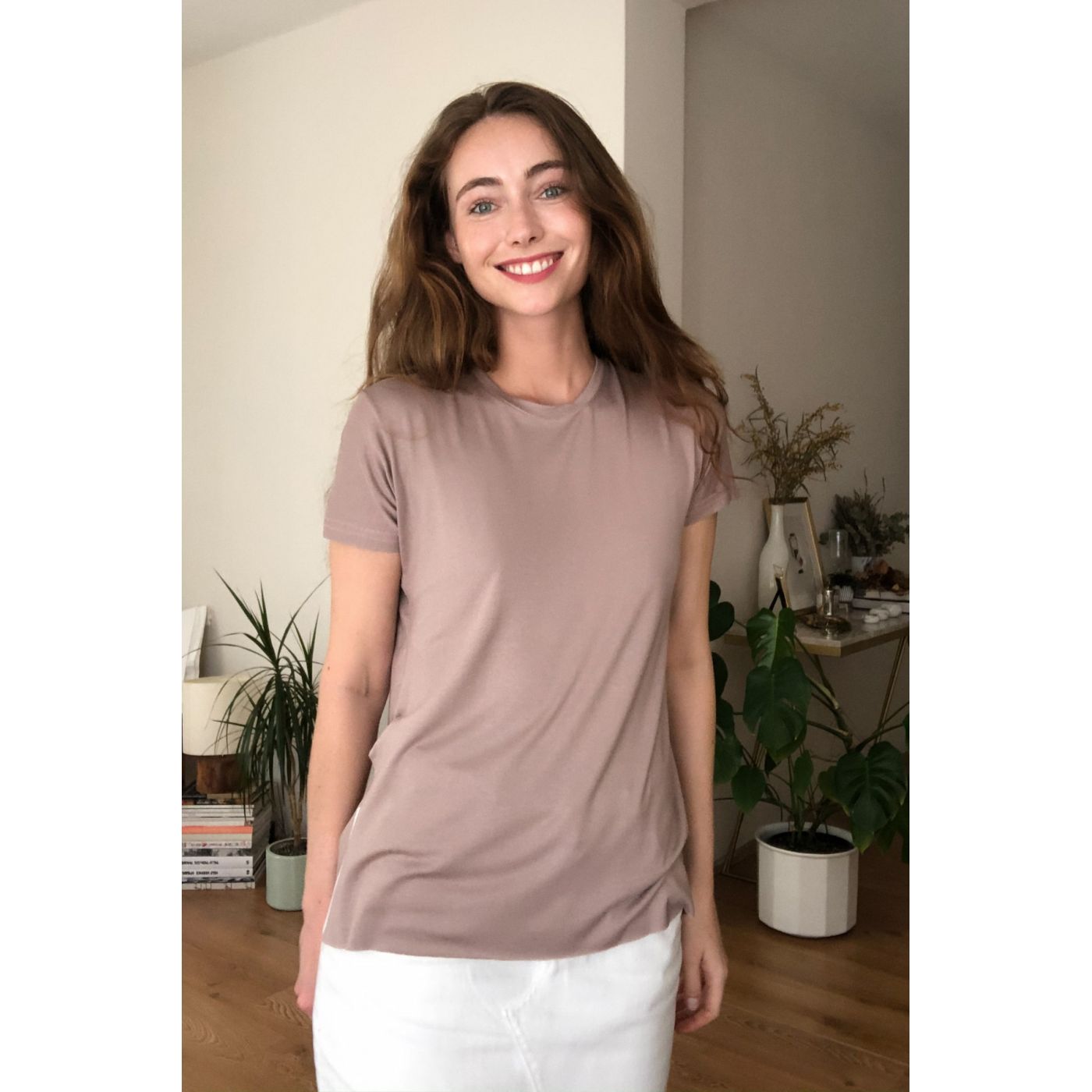 Trendyol Mink Basic Knitted T-Shirt