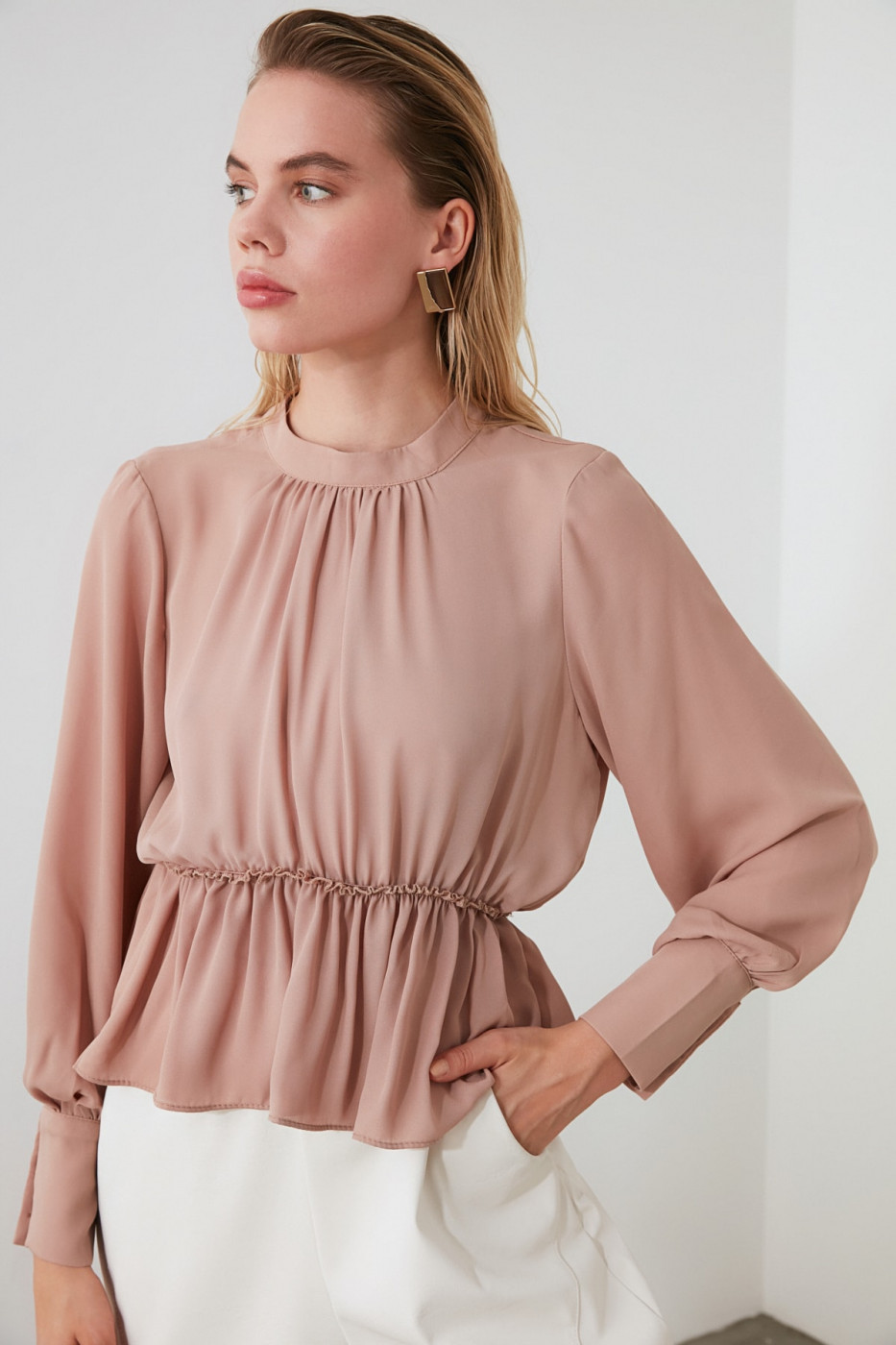 Trendyol Stone Waist PuckerBlot