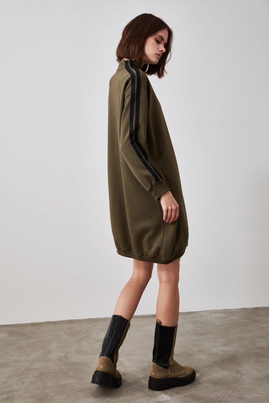 Trendyol Khai Ribbon Detailed Knitted Dress