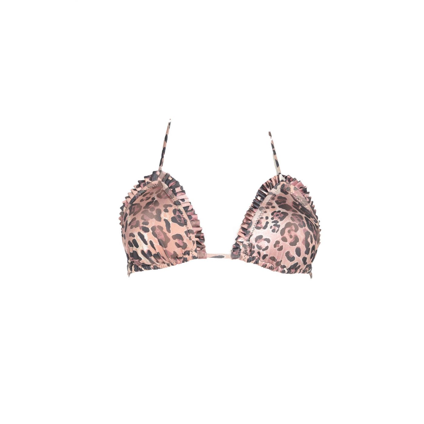 Trendyol Multi-Color Animal Patterned Bikini Top