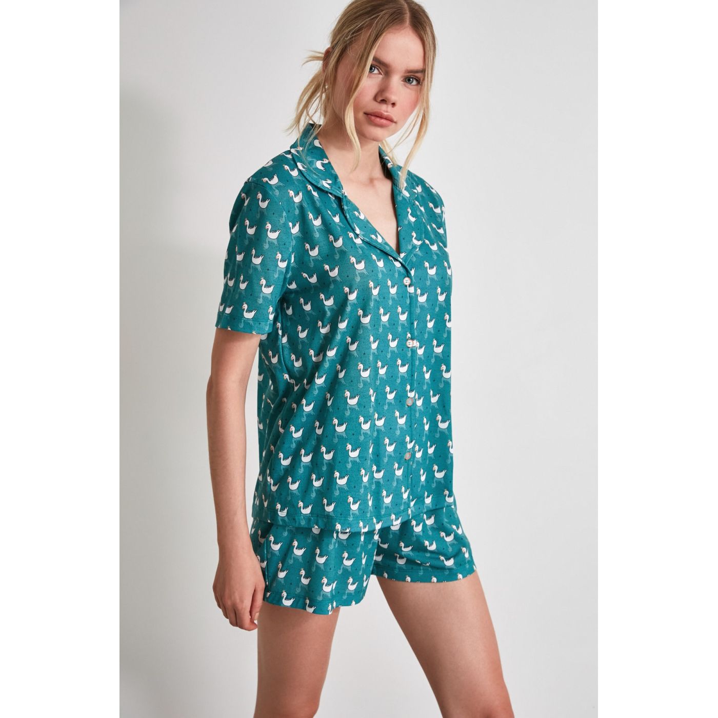 Trendyol Multi-Color Knitted Pyjamas Kit