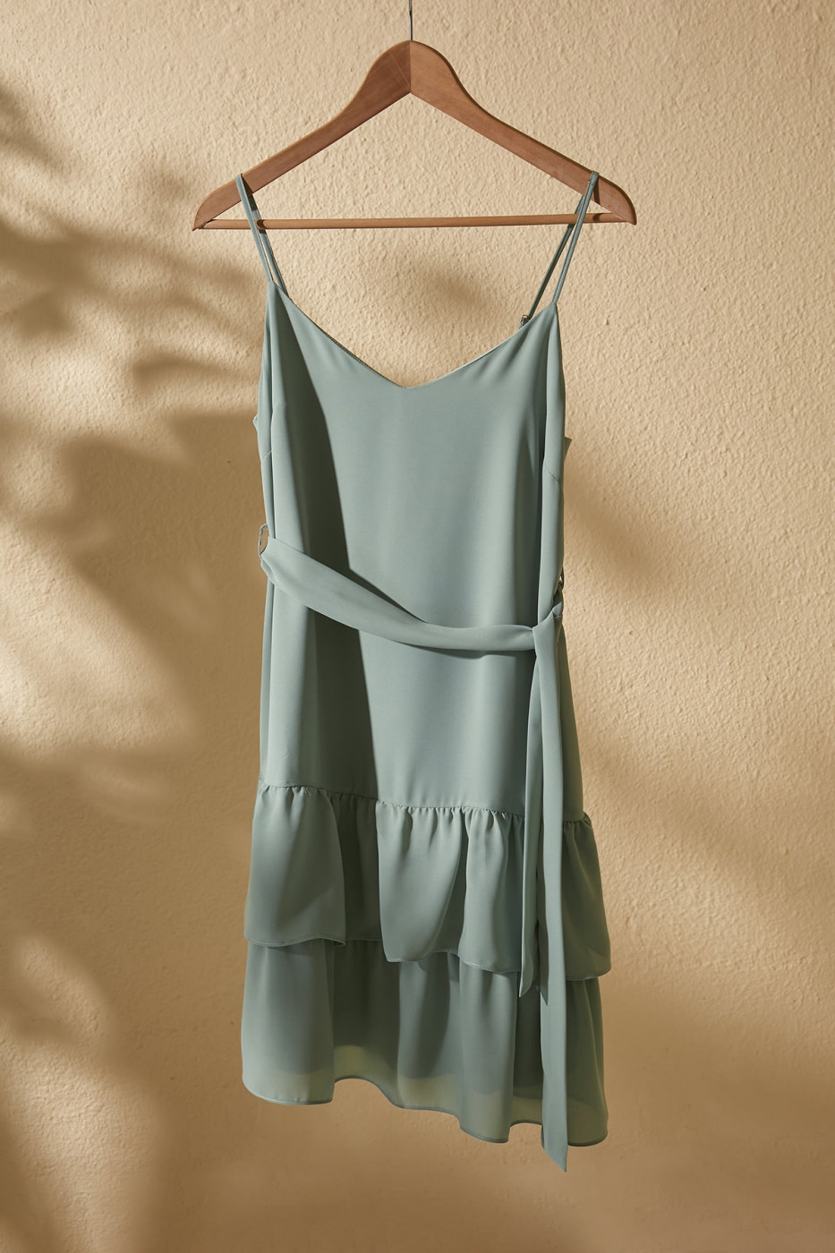 Trendyol Mint Belted Volli Dress