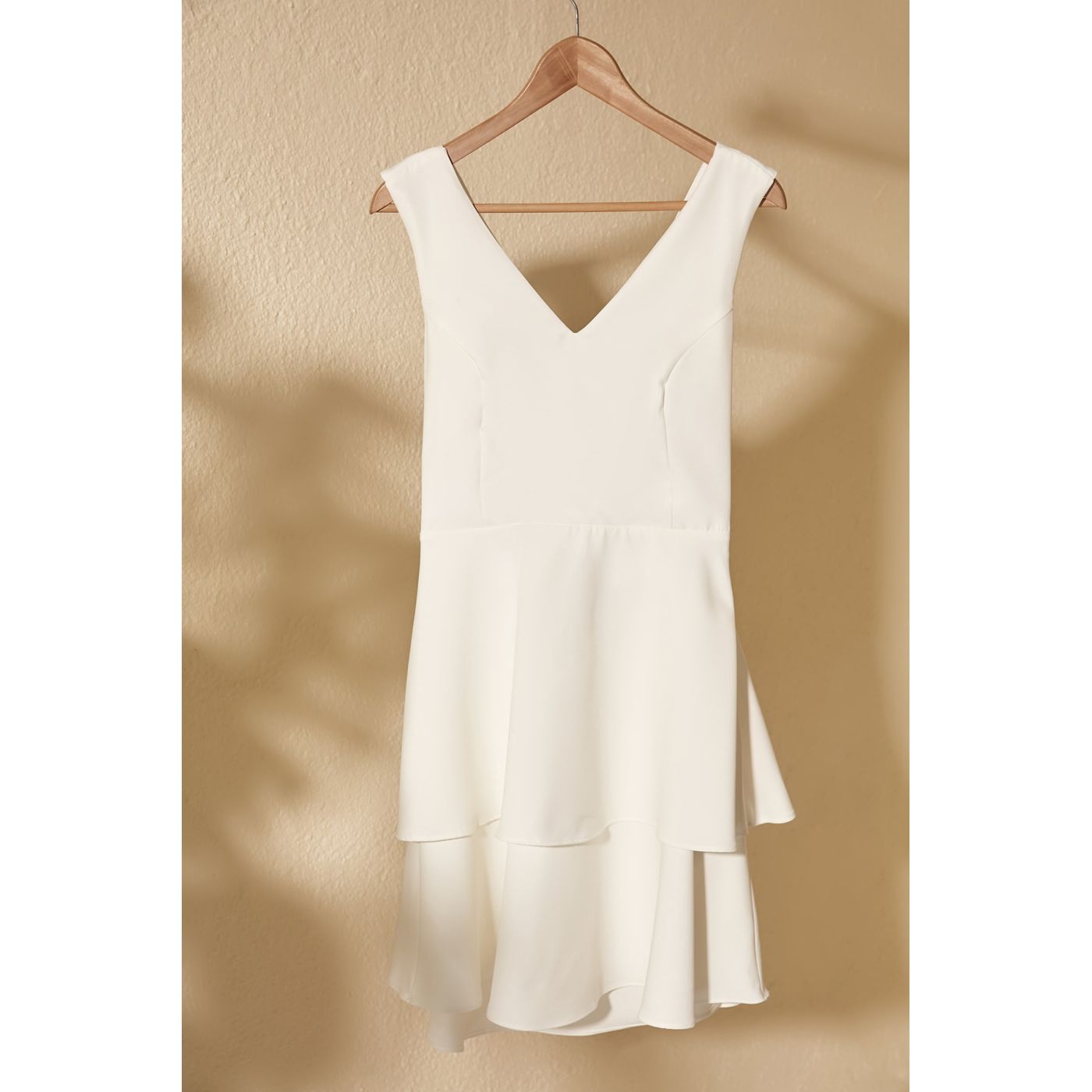 Trendyol White Back Detailed Dress