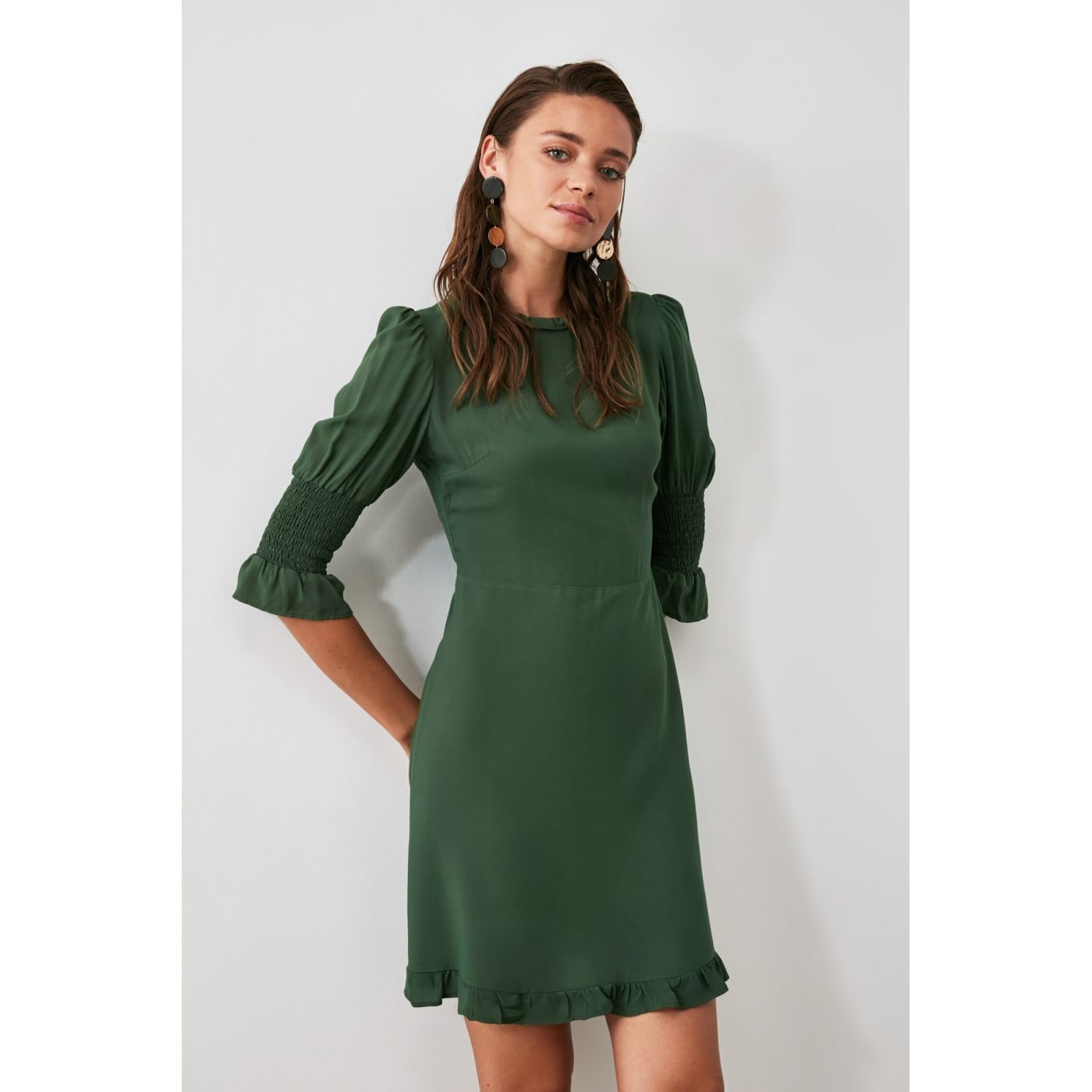 Trendyol Green Gipeli Dress