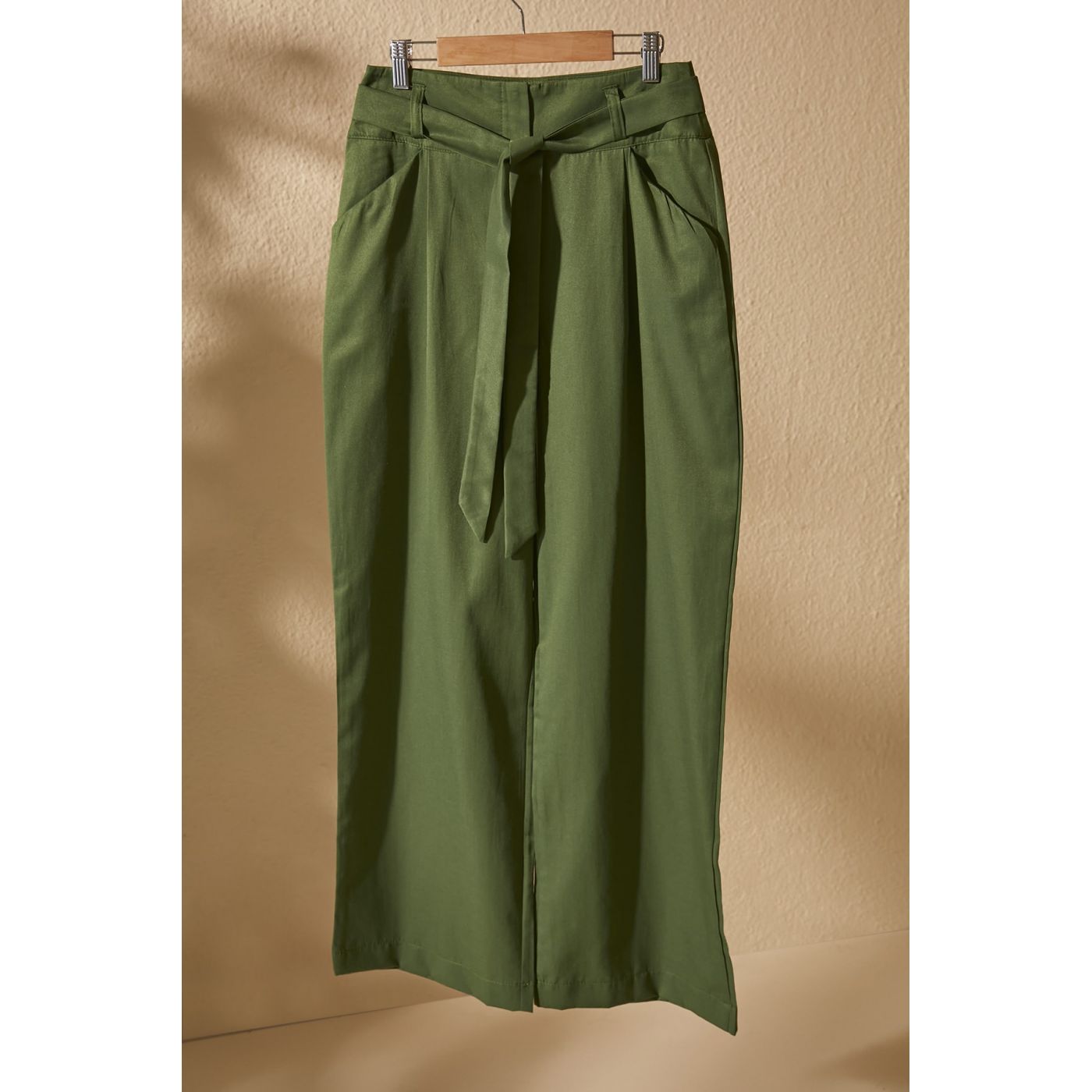 Trendyol Khaki BeltBag Duplicity Pants