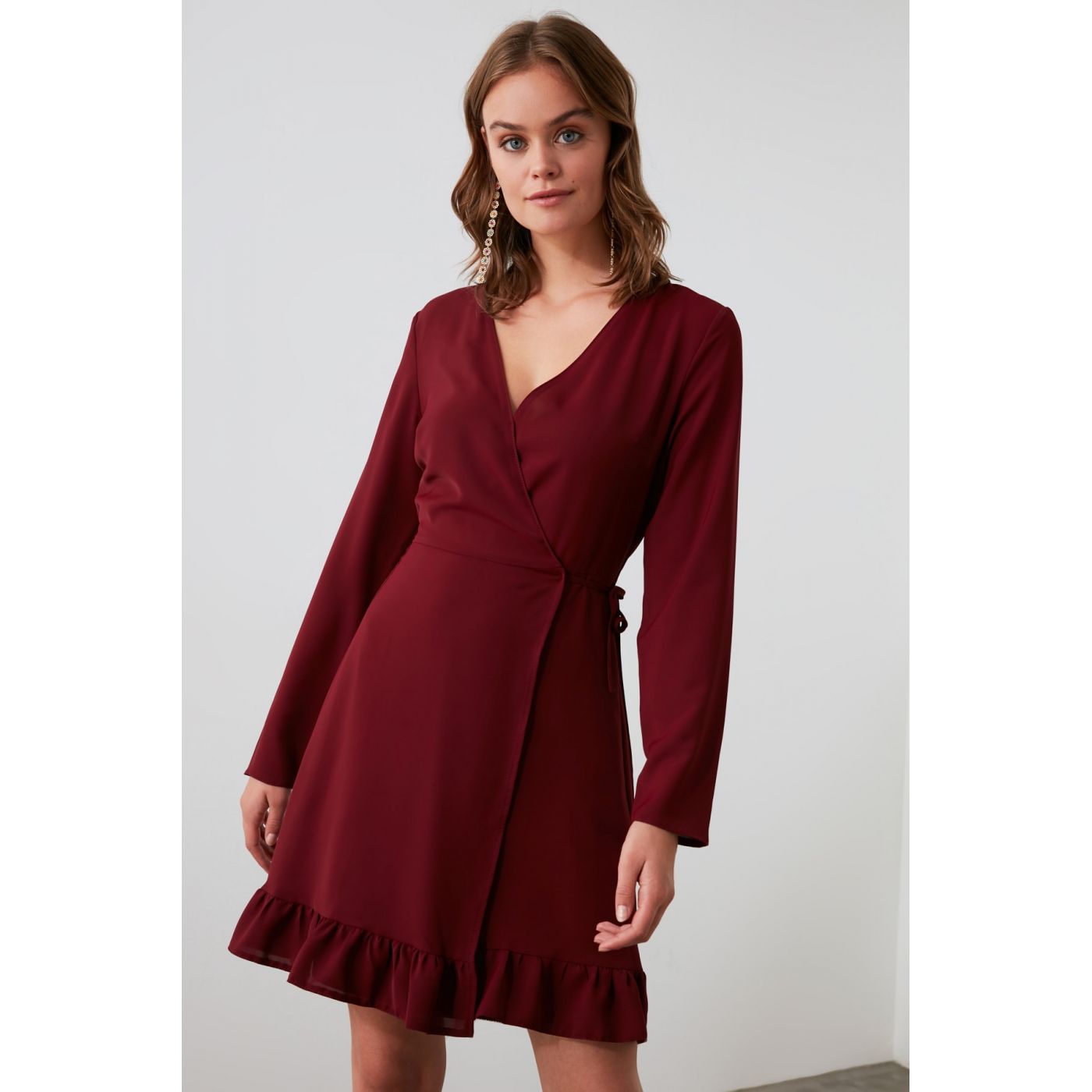 Trendyol Burgundy Cruise Dress