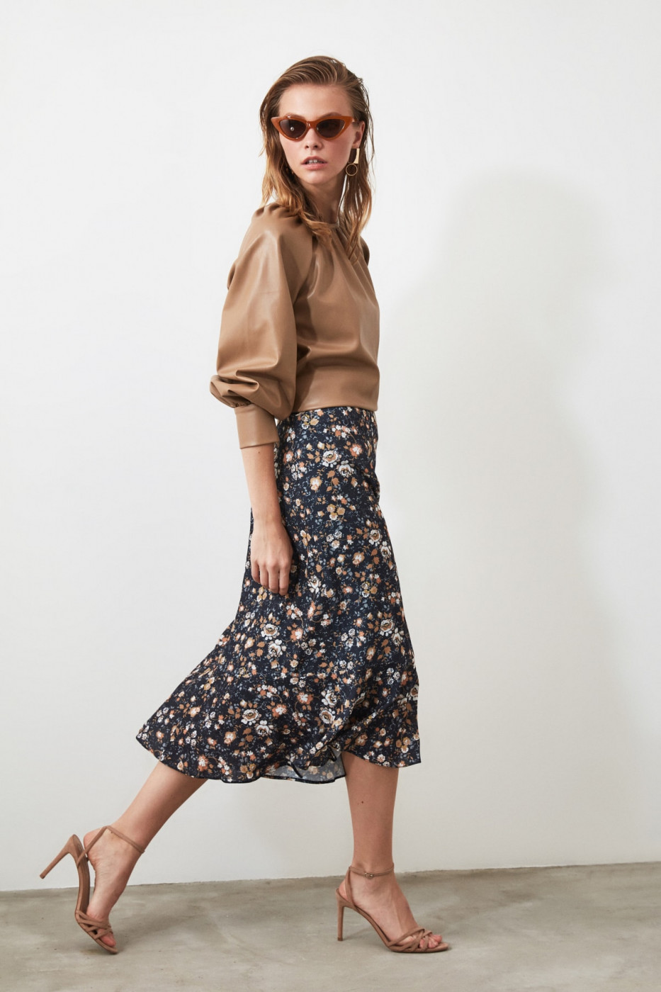 Trendyol MultiColor Block Skirt
