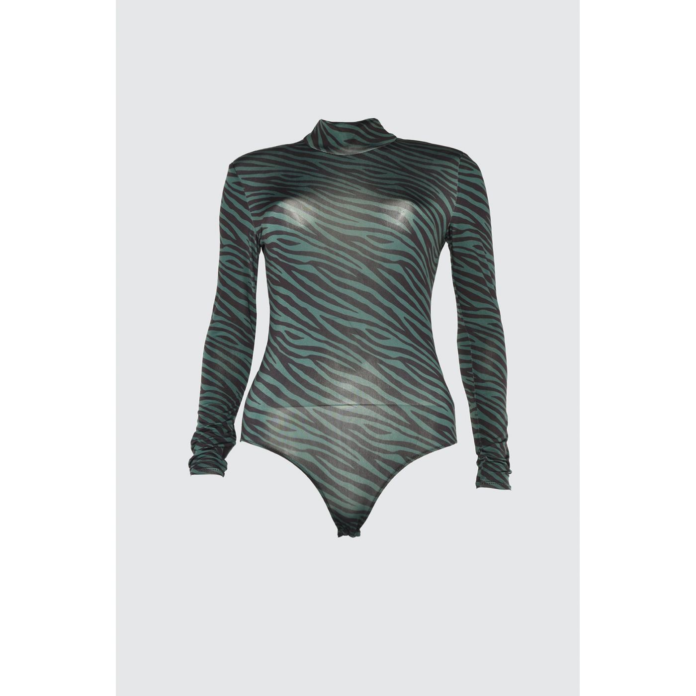 Trendyol Emerald Green Wattle Studs Knitted Body
