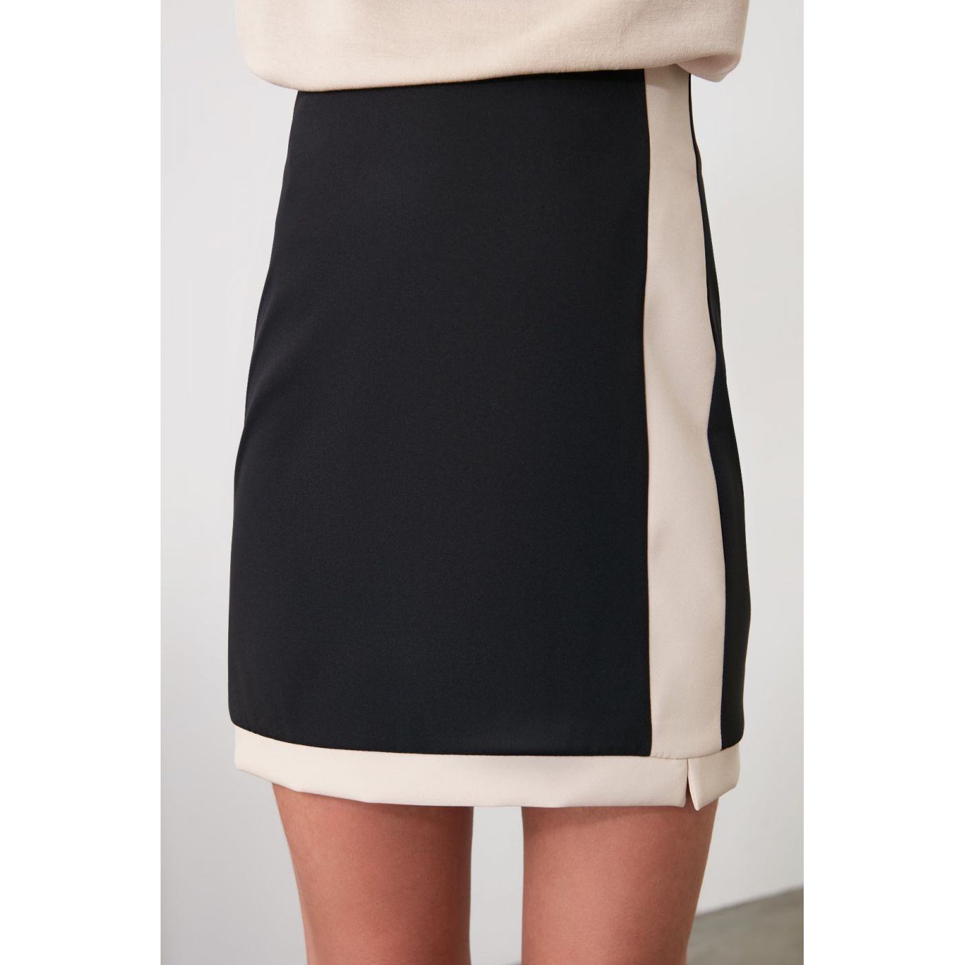 Trendyol Black Ribbon Skirt