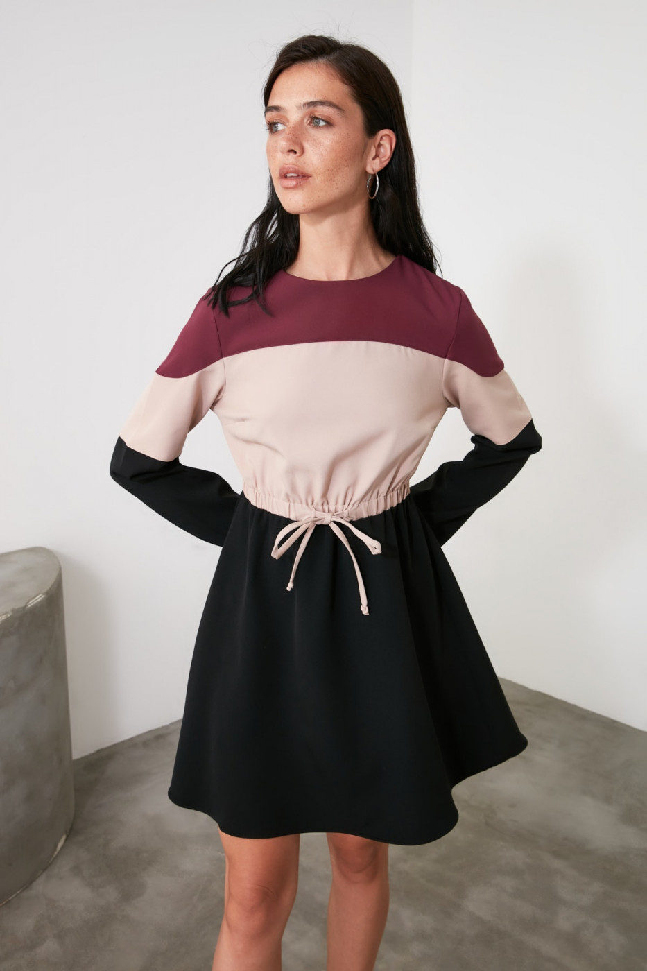 Trendyol Multicolored Fastening Detailed Dress