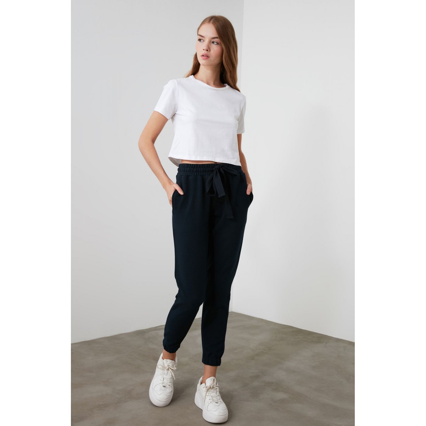 Trendyol Navy Jogger Sports Tracksuit bottom
