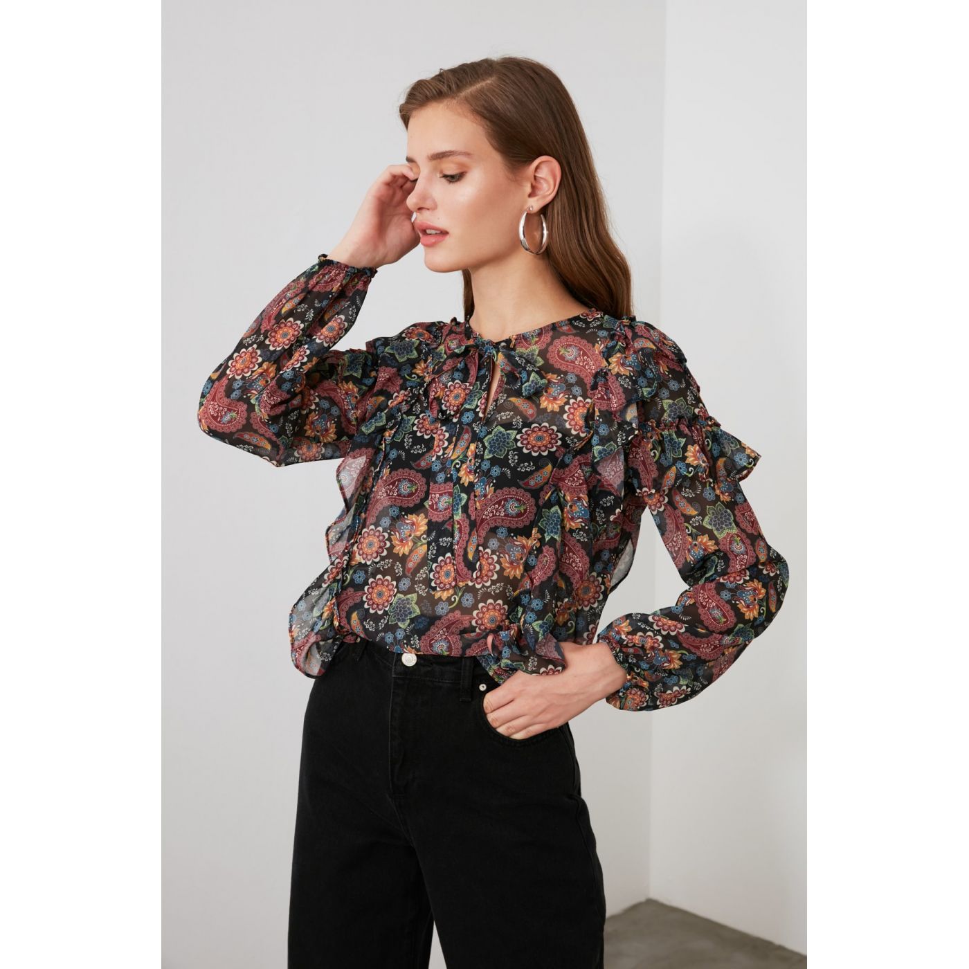 Naiste pluus Trendyol Floral