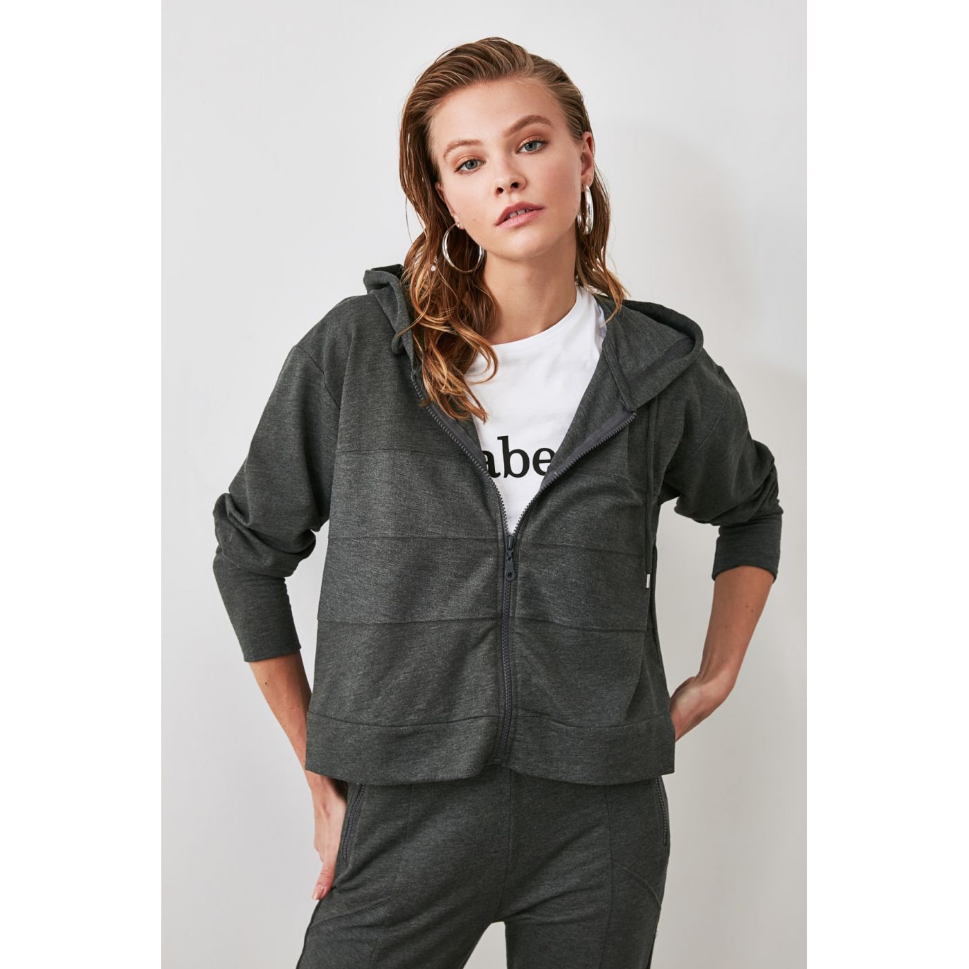 Naiste pusa Trendyol Zipper detailed
