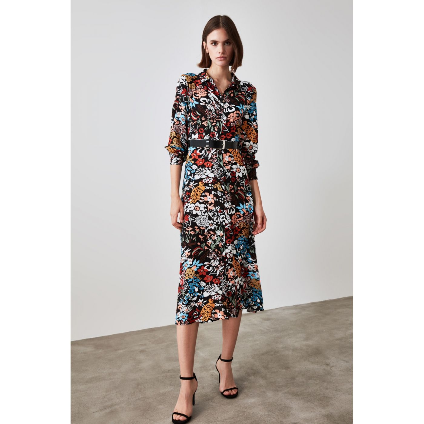 Naiste kleit Trendyol Floral patterned