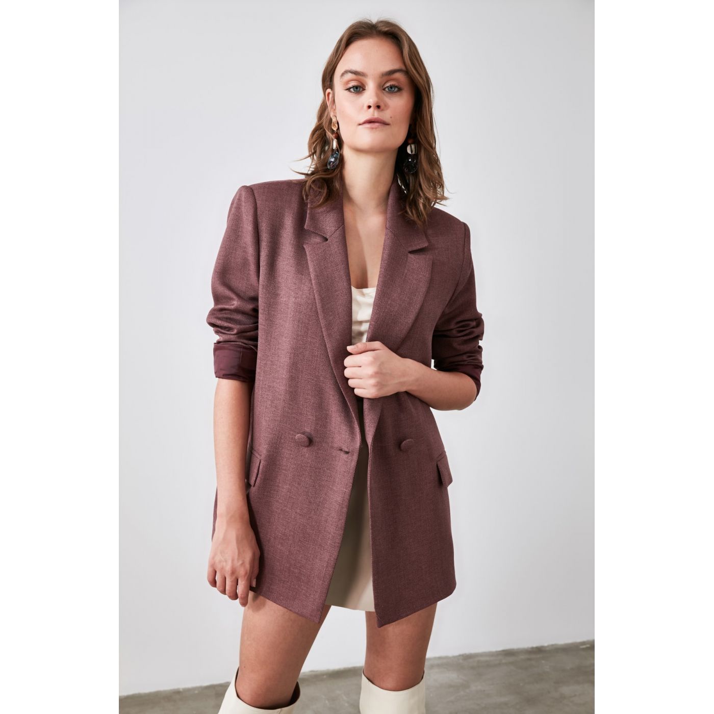 Trendyol Rose Dry Pocket Jacket