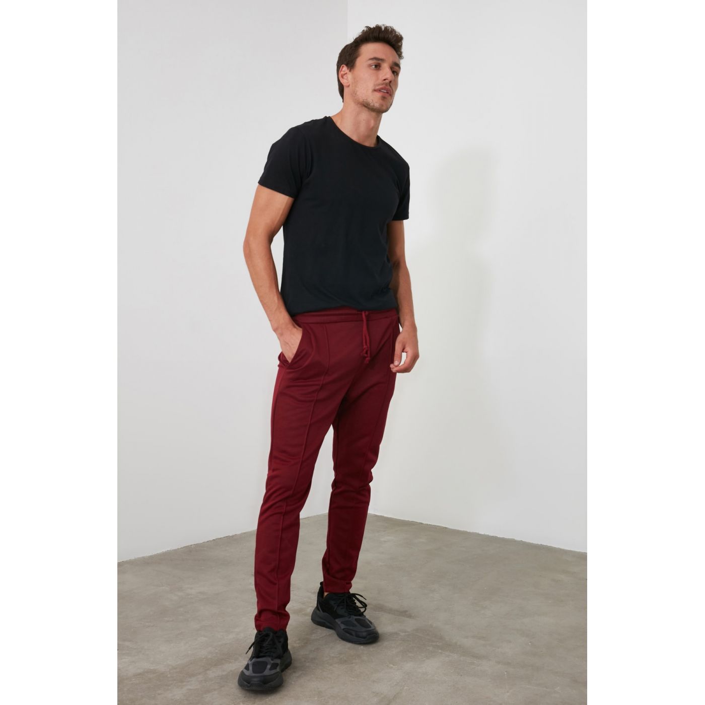 Meeste dressipüksid Trendyol Ribbed