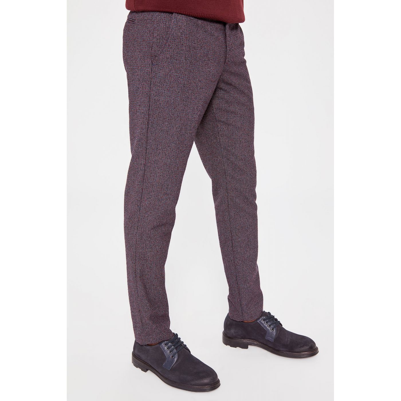 Trendyol Burgundy Men's Slim Fit Chino Pants