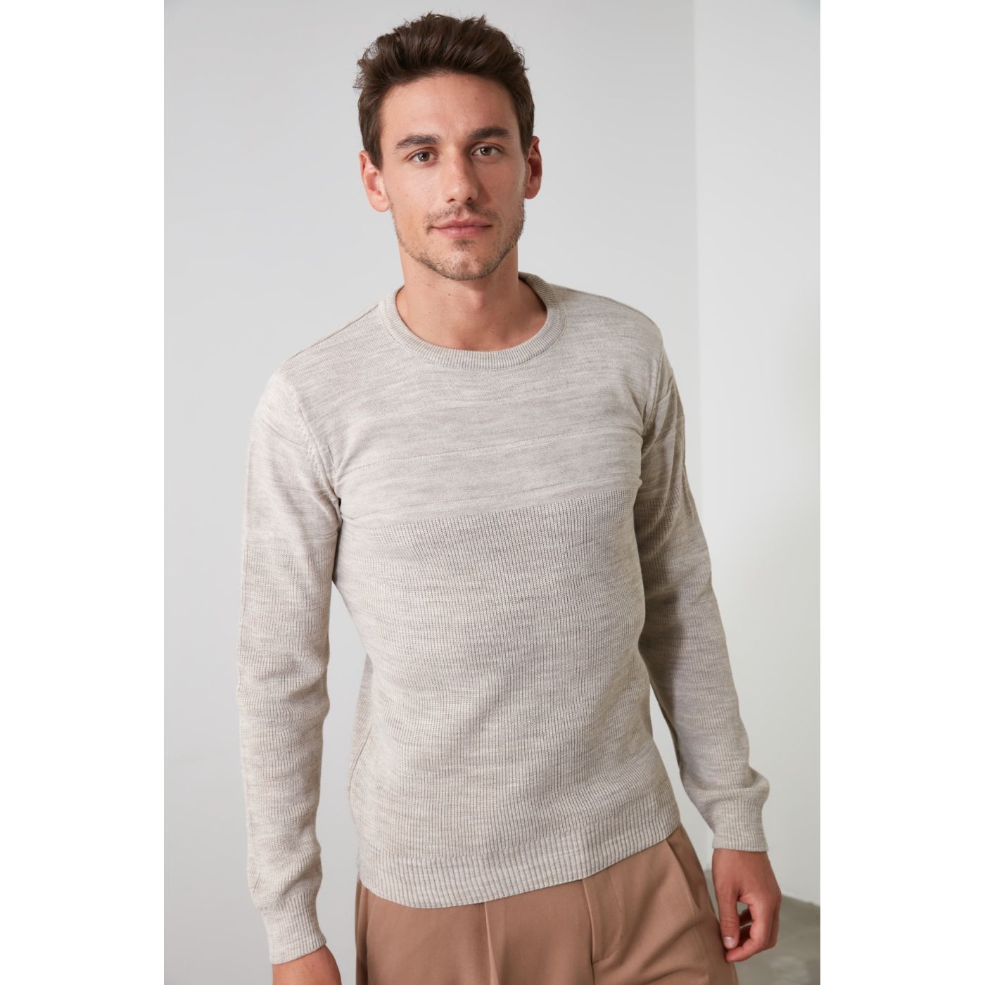 Trendyol Stone Men's Sweater