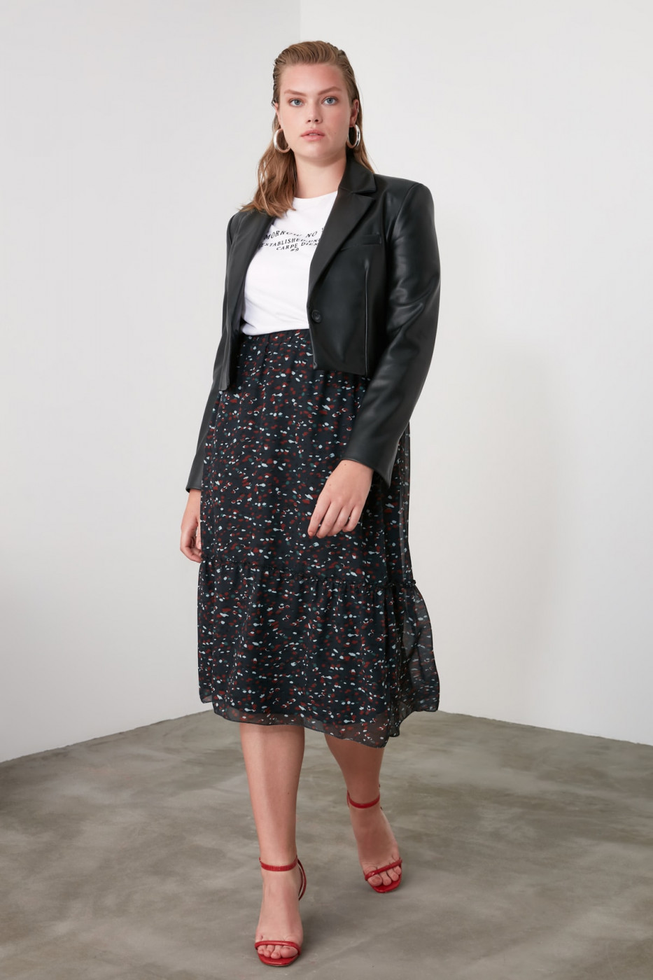 Trendyol Multi-Color Tulle Detailed Skirt