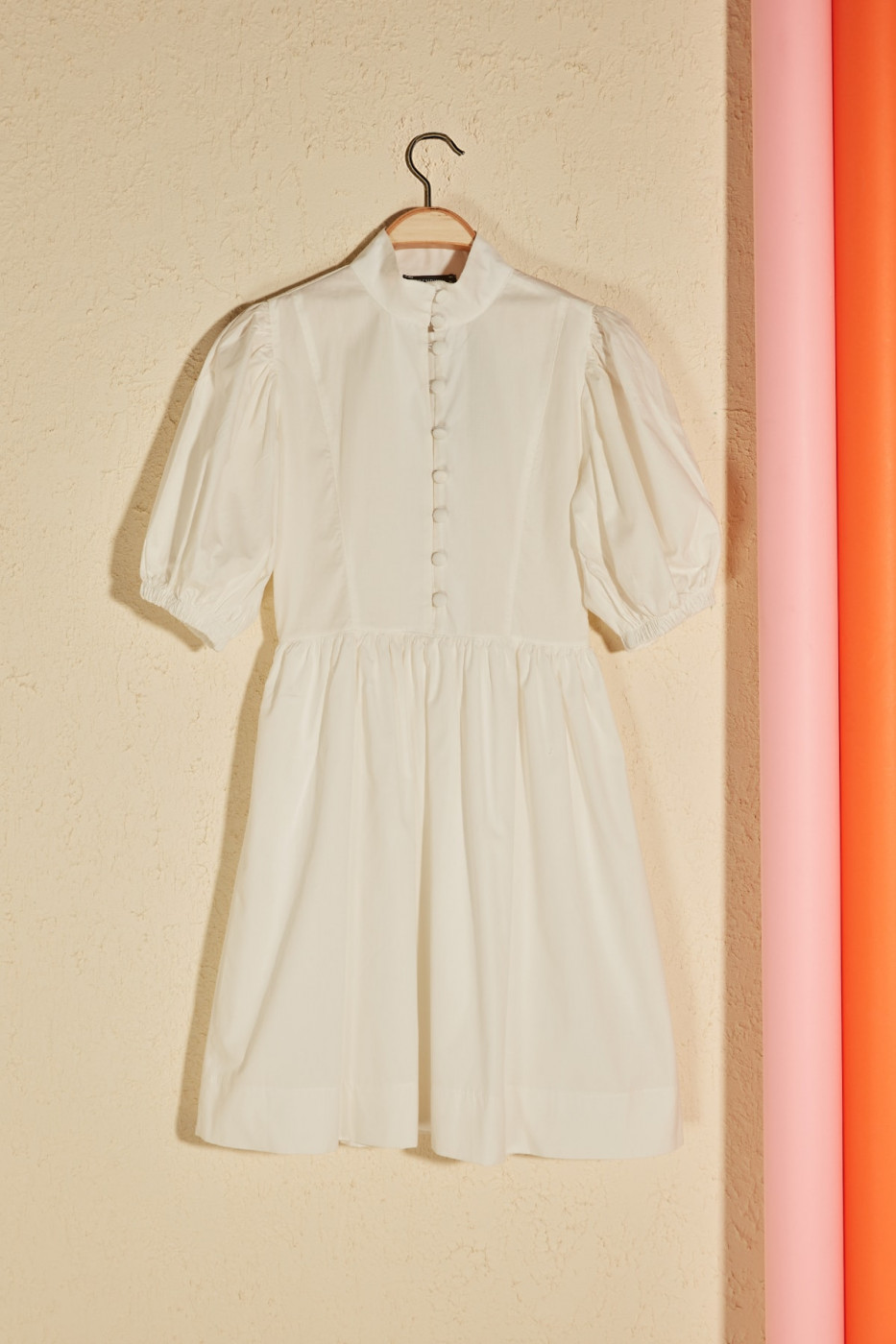 Trendyol Ekru Button Detailed Dress