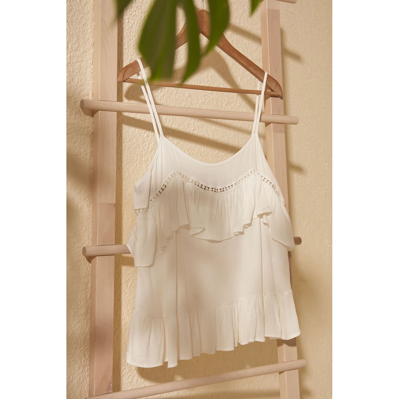 Trendyol White Tasseled Blouse