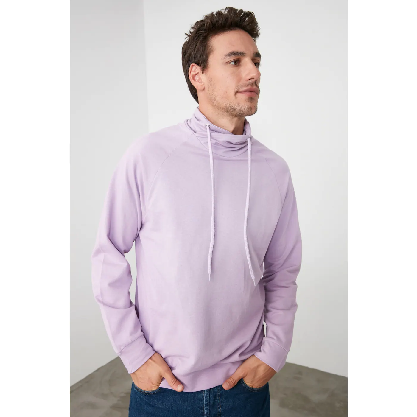 Trendyol Lila Men's Sweatshirt