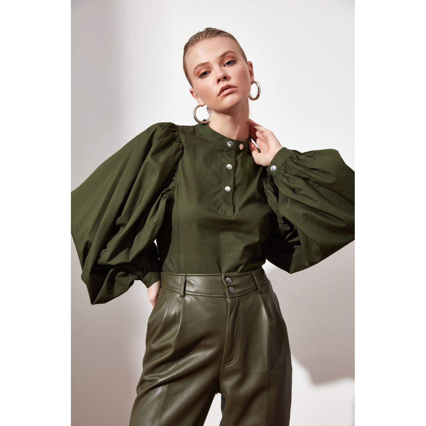 Trendyol Khai Balloon Sleeve Blouse