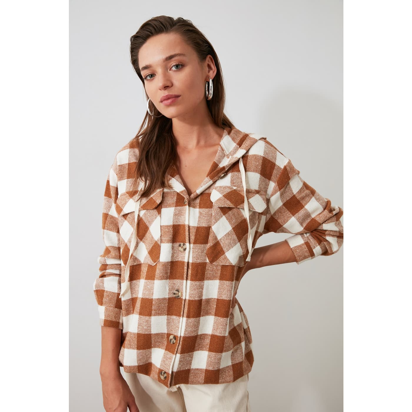 Trendyol Brown Lumberjack Shirt