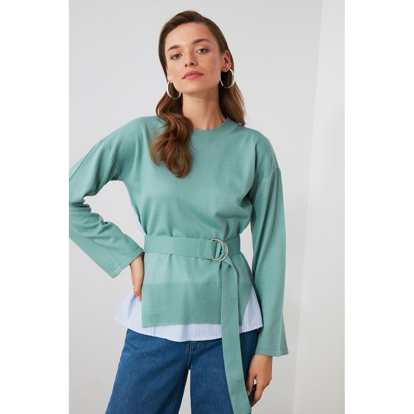 Naiste sviiter Trendyol Belted