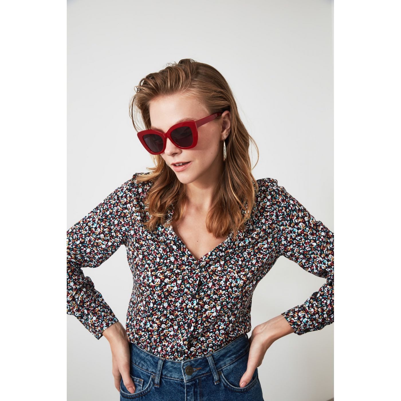 Trendyol Multi-Color Patterned Shirt