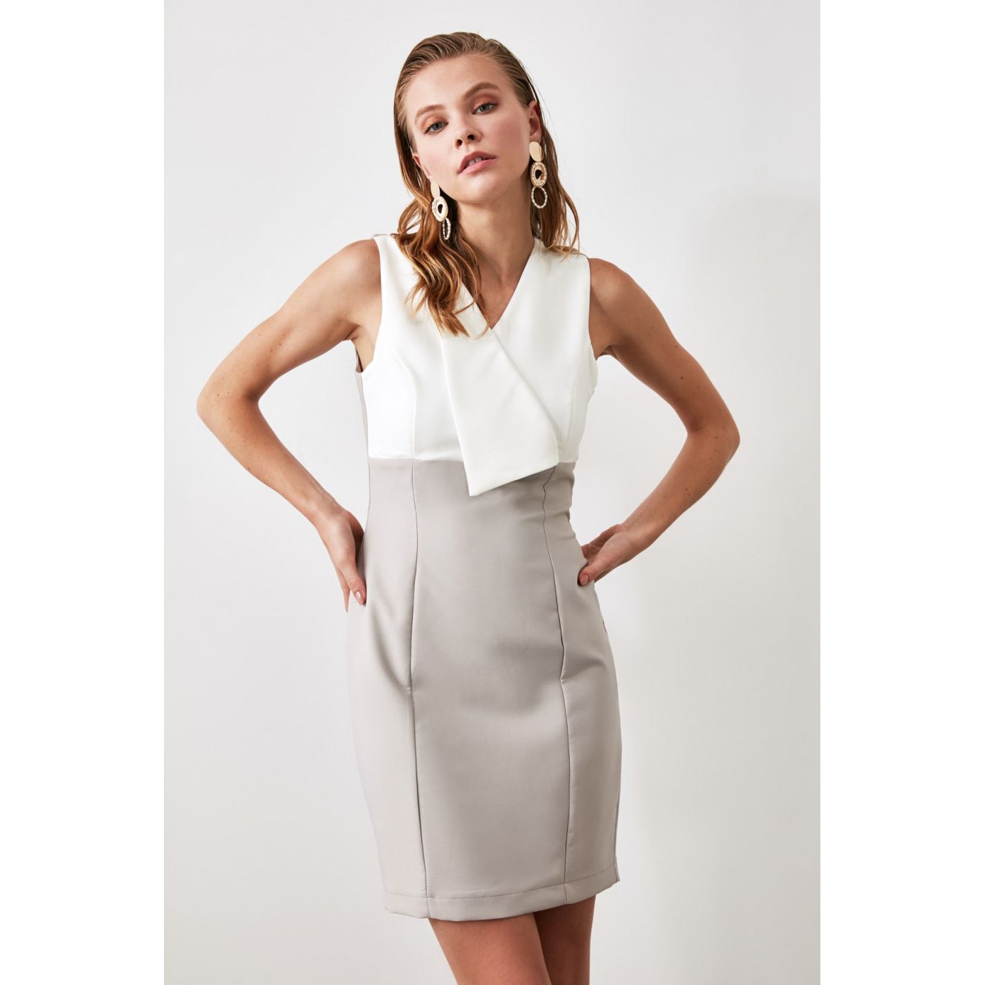 Trendyol Gray Block Dress