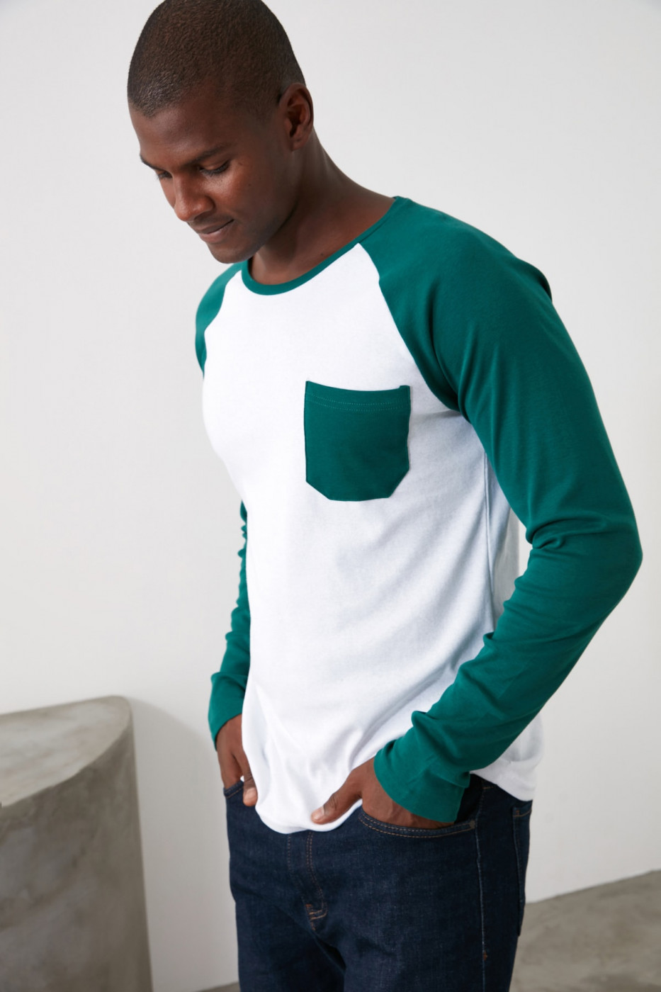 Meeste T-särk Trendyol Color Block