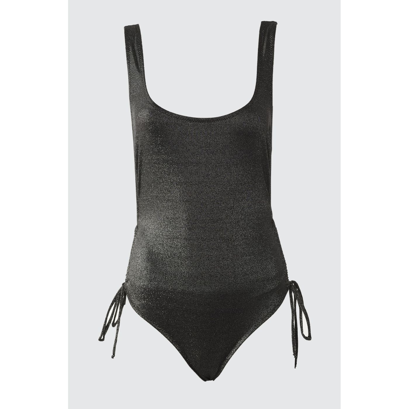 Trendyol Anthracite Side Adjustable Binding Swimsuit