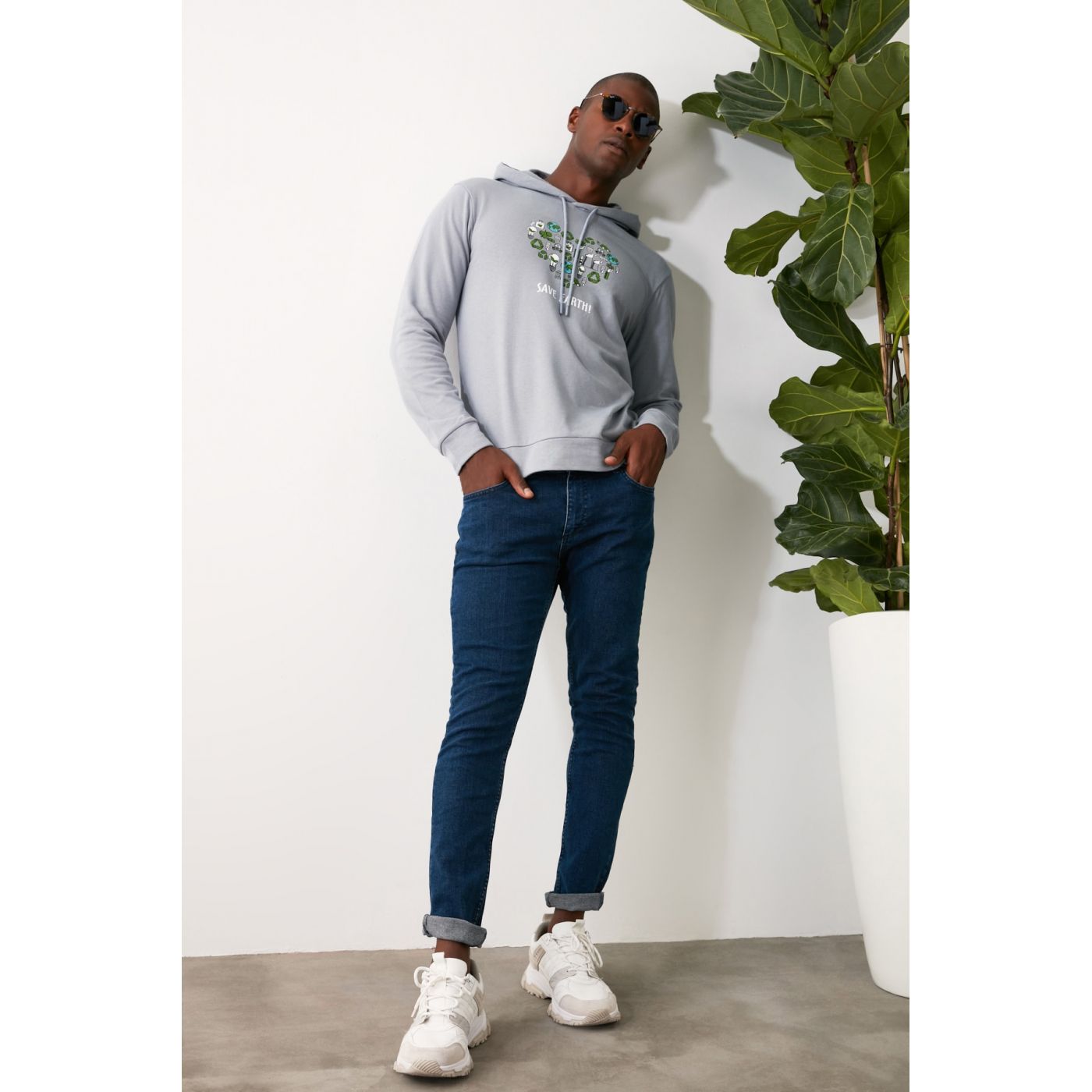 Trendyol Indigo Men Skinny Eco - Friendly Jeans
